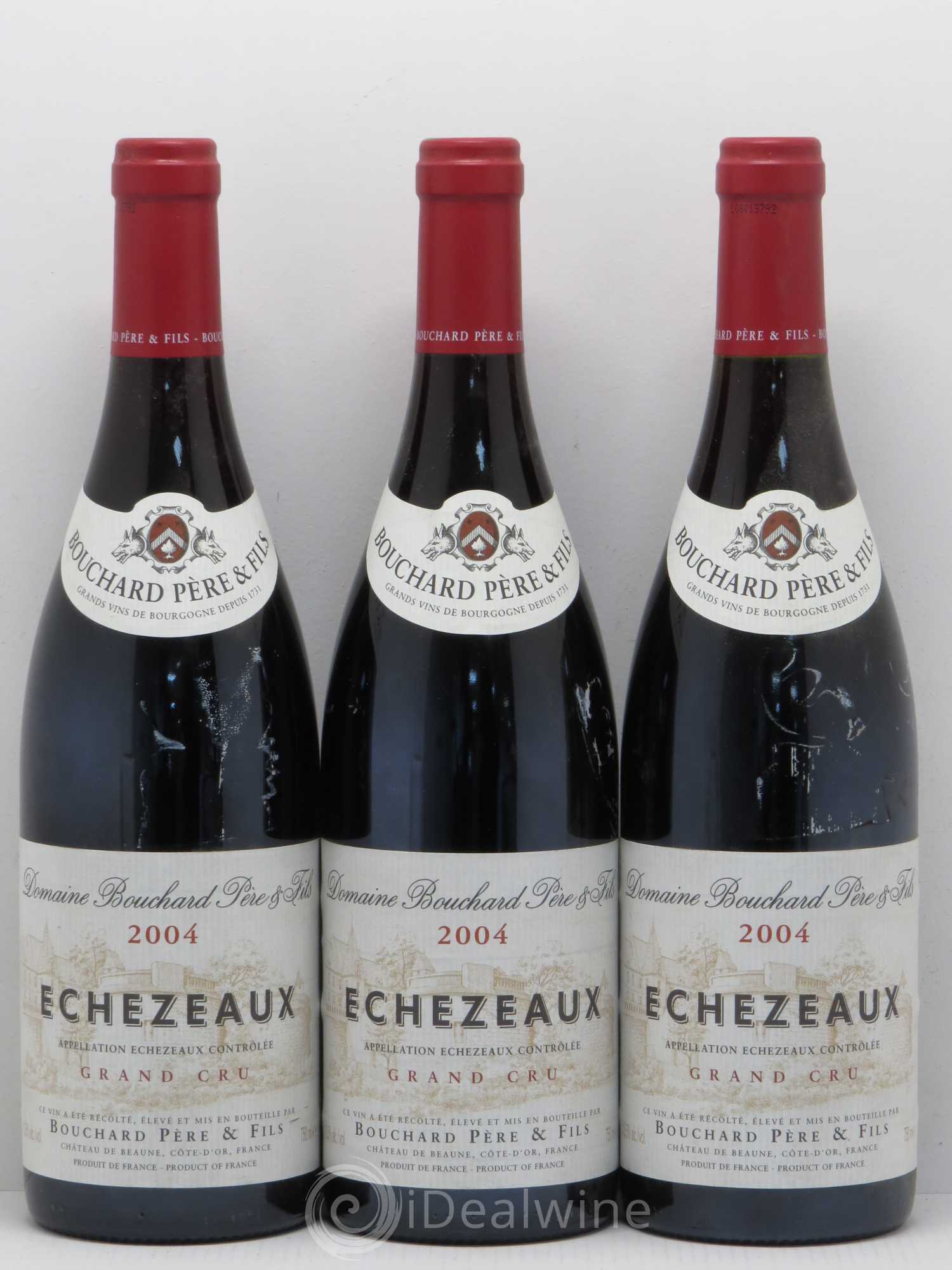Echezeaux Grand Cru Bouchard Père & Fils 2004 - Lot de 3 bouteilles - 0