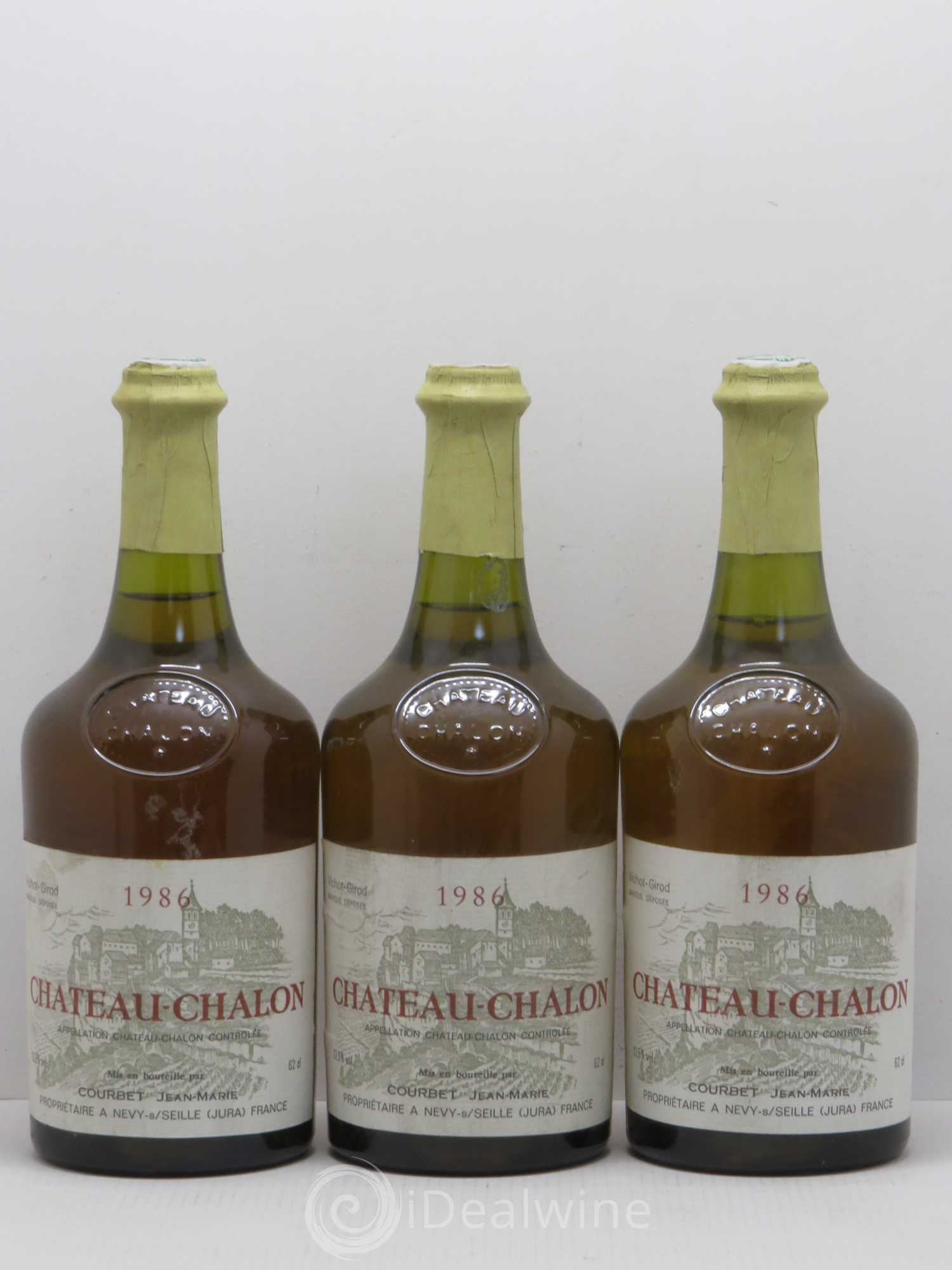 Château-Chalon Courbet 1986 - Lot de 3 bouteilles - 0