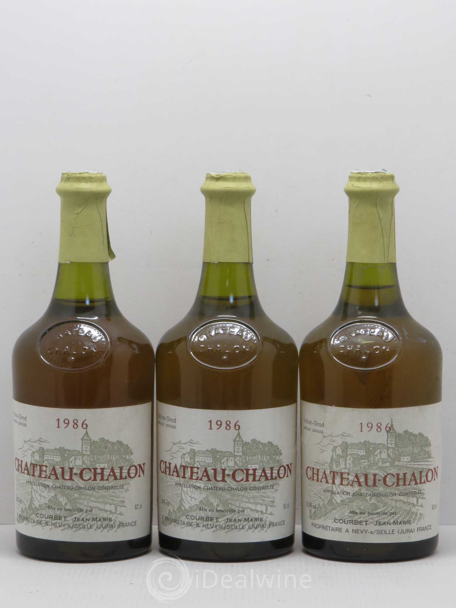 Château-Chalon Courbet 1986 - Lot de 3 bouteilles - 0