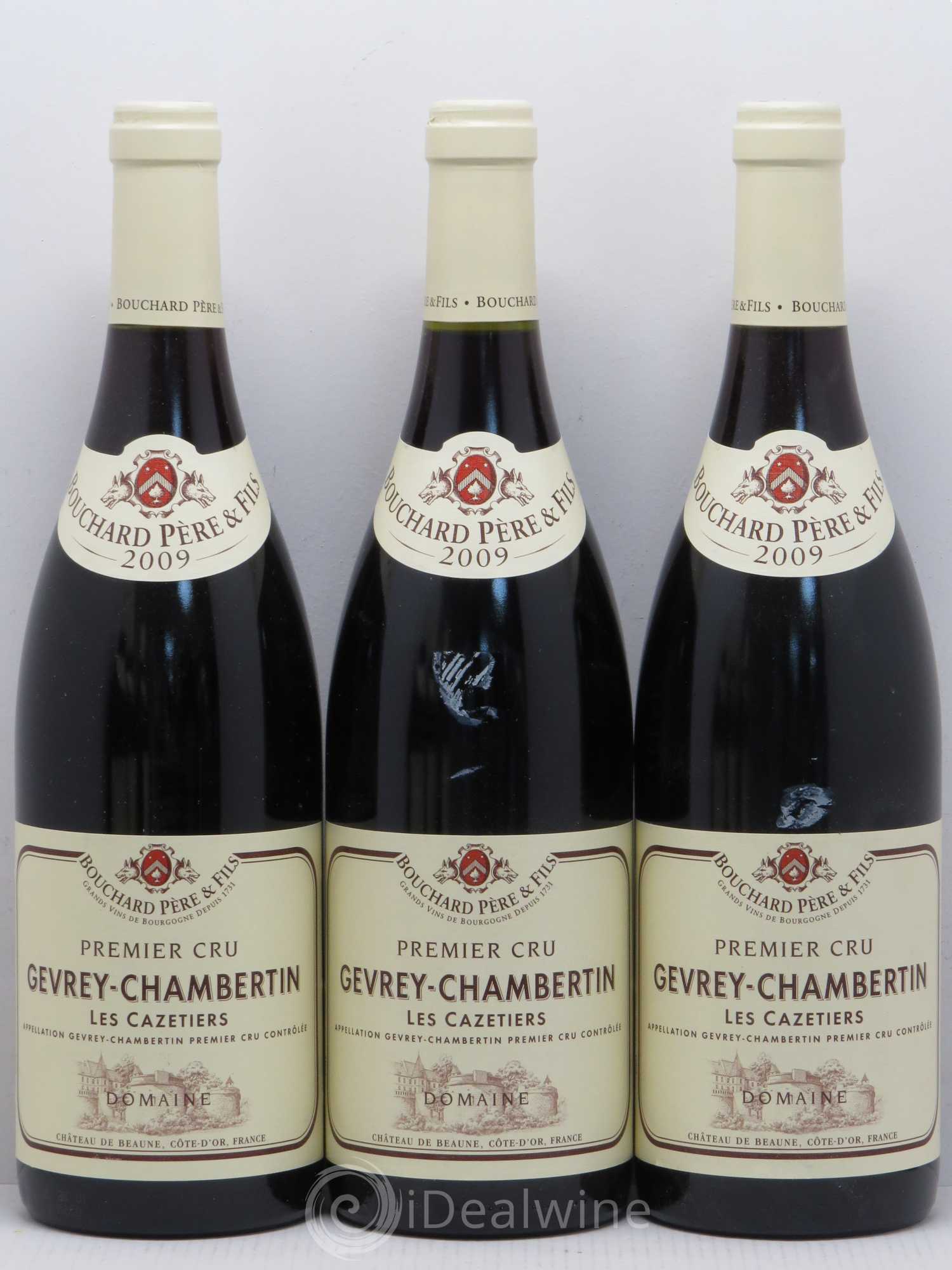 Gevrey-Chambertin 1er Cru Les Cazetiers Bouchard Père & Fils 2009 - Lot de 6 bouteilles - 1