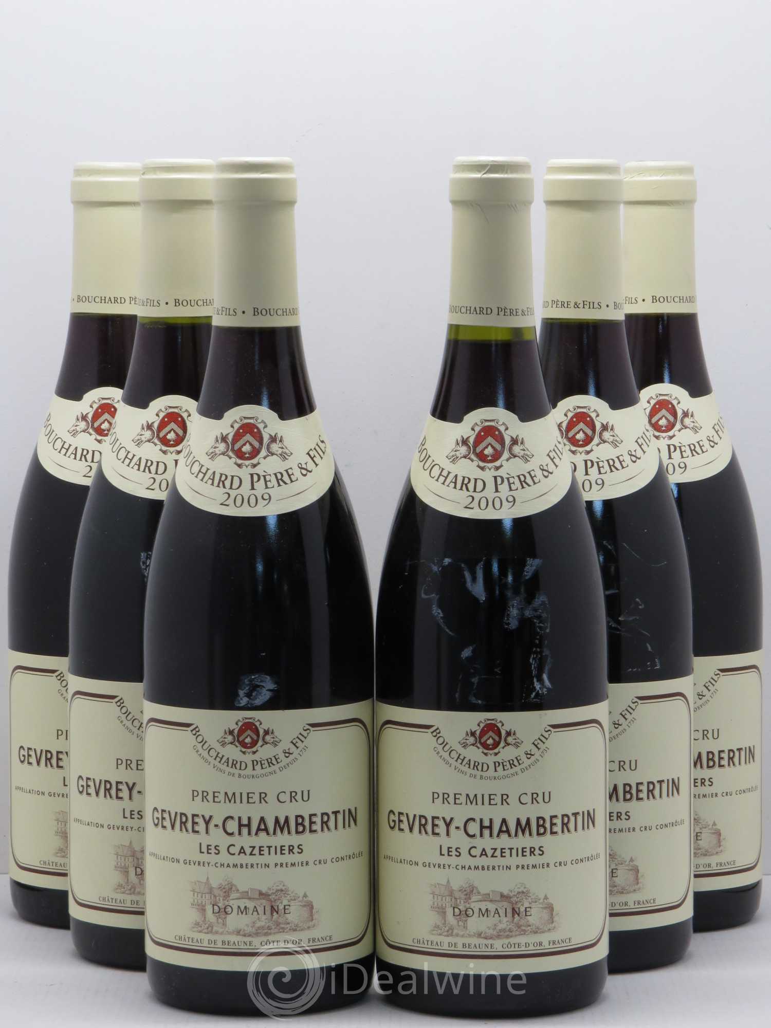 Gevrey-Chambertin 1er Cru Les Cazetiers Bouchard Père & Fils 2009 - Lot de 6 bouteilles - 0
