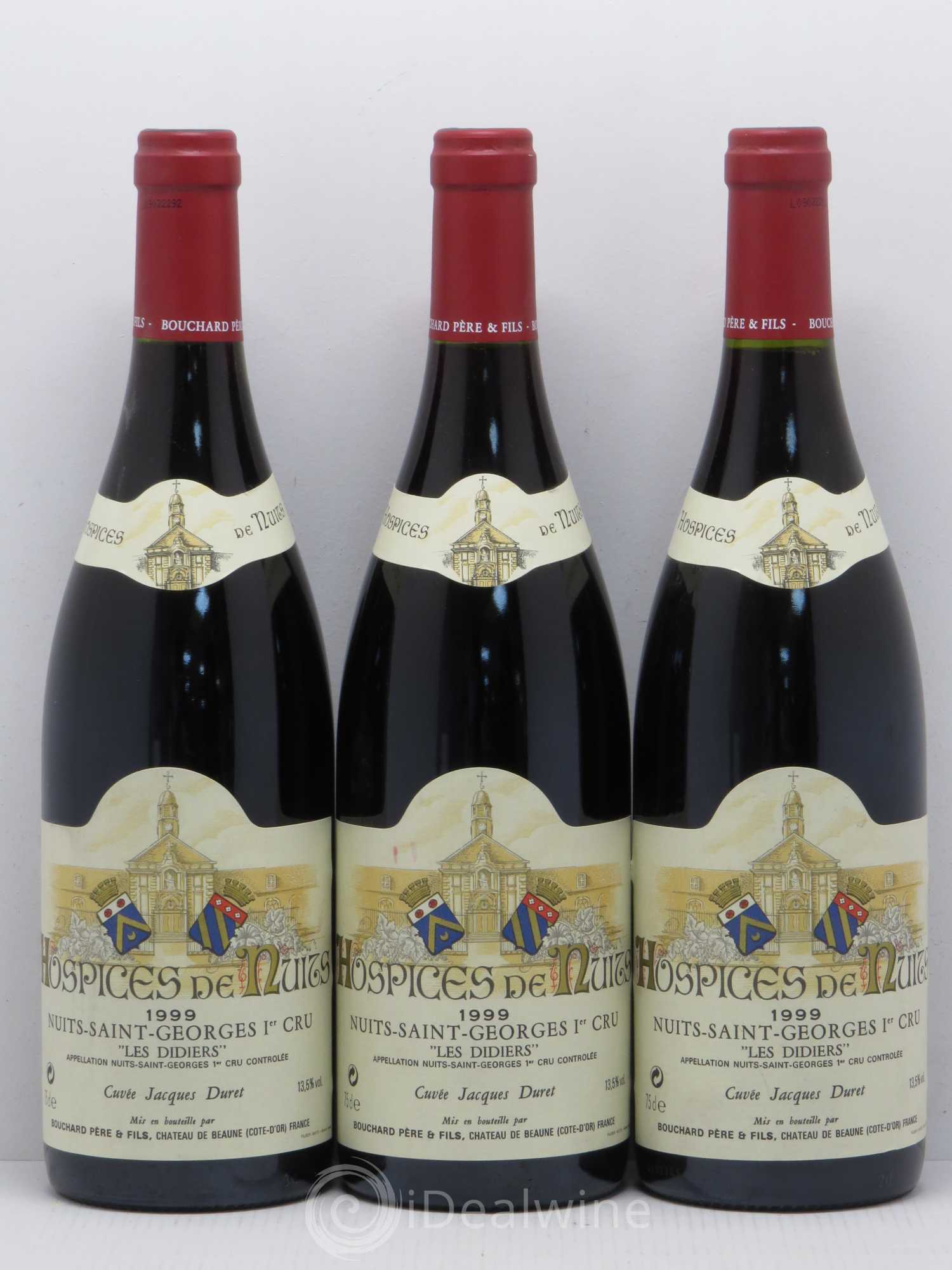 Nuits-Saint-Georges 1er Cru Hospices de Nuits Les Didiers cuvée Jacques Duret 1999 - Lot of 6 bottles - 2