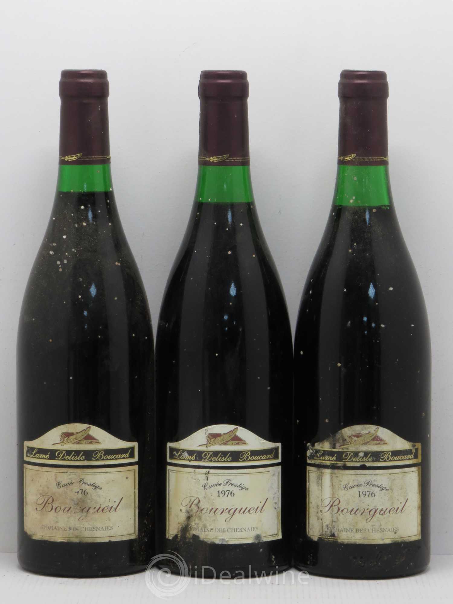 Bourgueil Lamé Delisle Boucard Cuvee Prestige 1976 - Posten von 3 Flaschen - 0