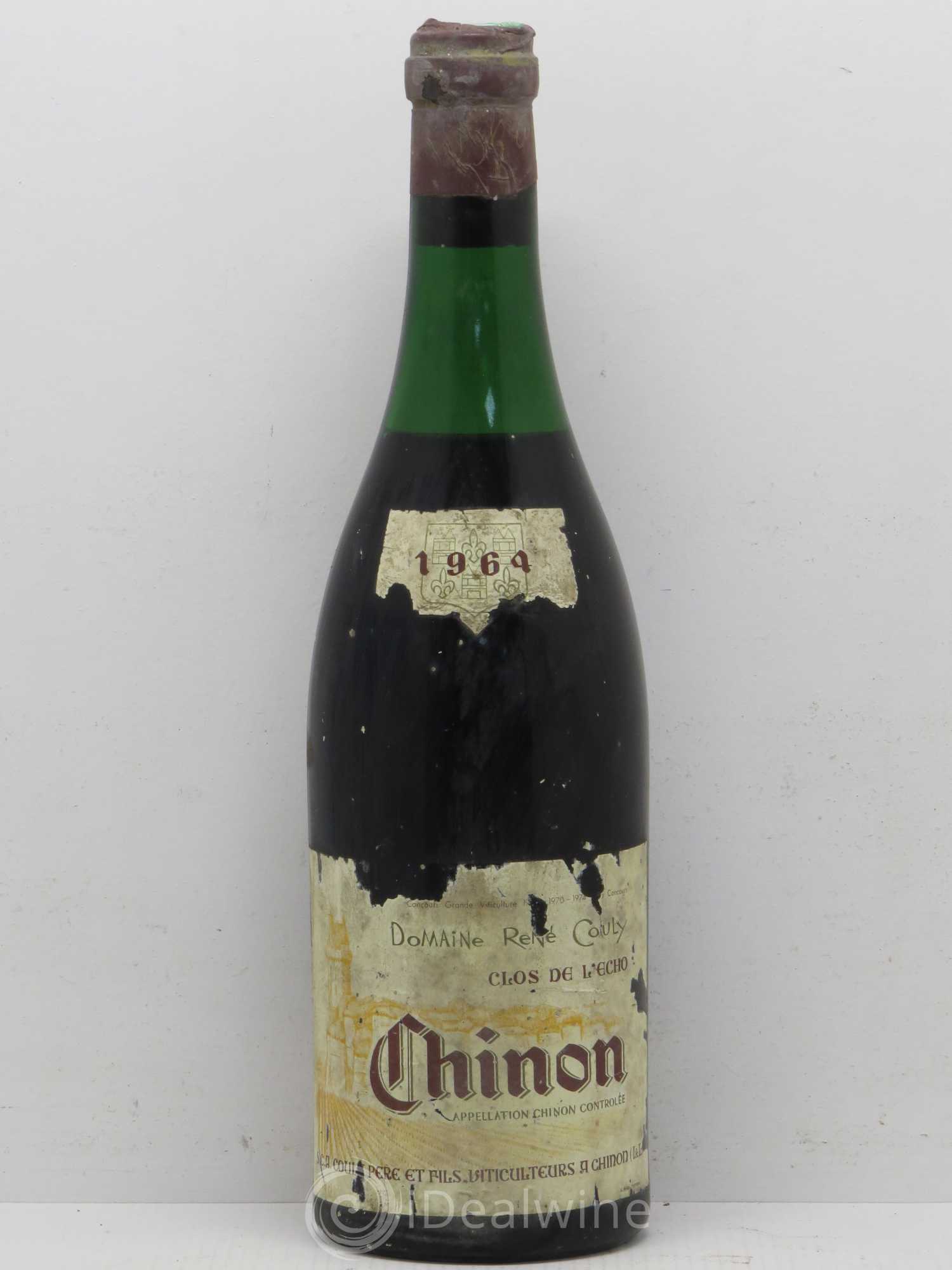 Chinon Clos de l'Echo Couly-Dutheil 1964 - Lot de 1 bouteille - 0