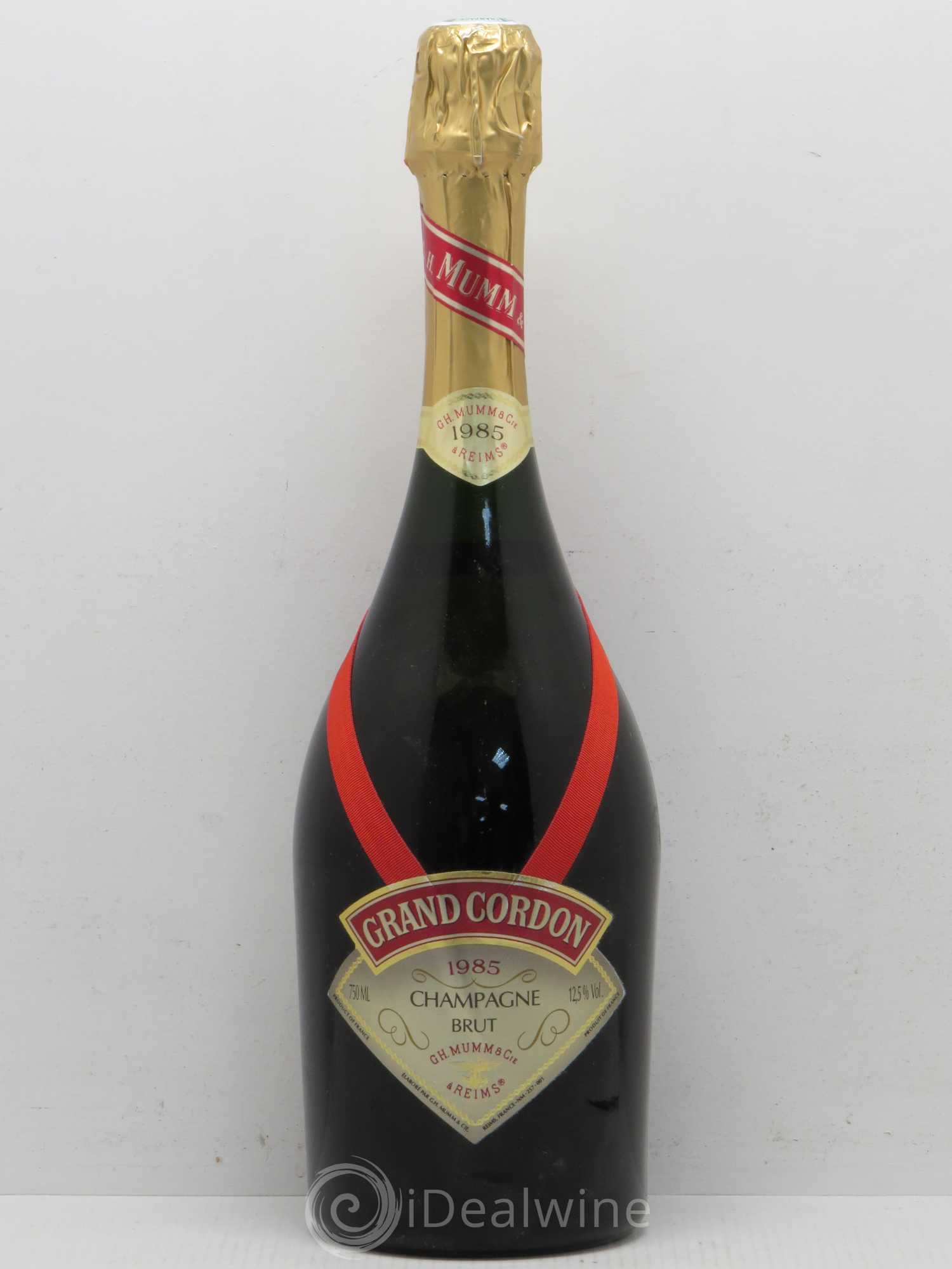 Grand Cordon Mumm 1985 - Lot de 1 bouteille - 0