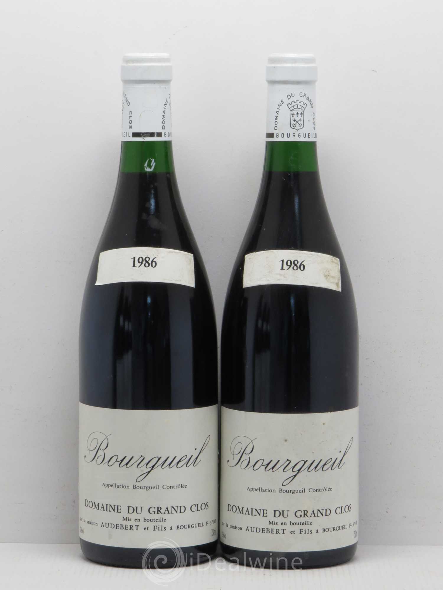 Bourgueil Domaine Des Grands Clos 1986 - Posten von 5 Flaschen - 2