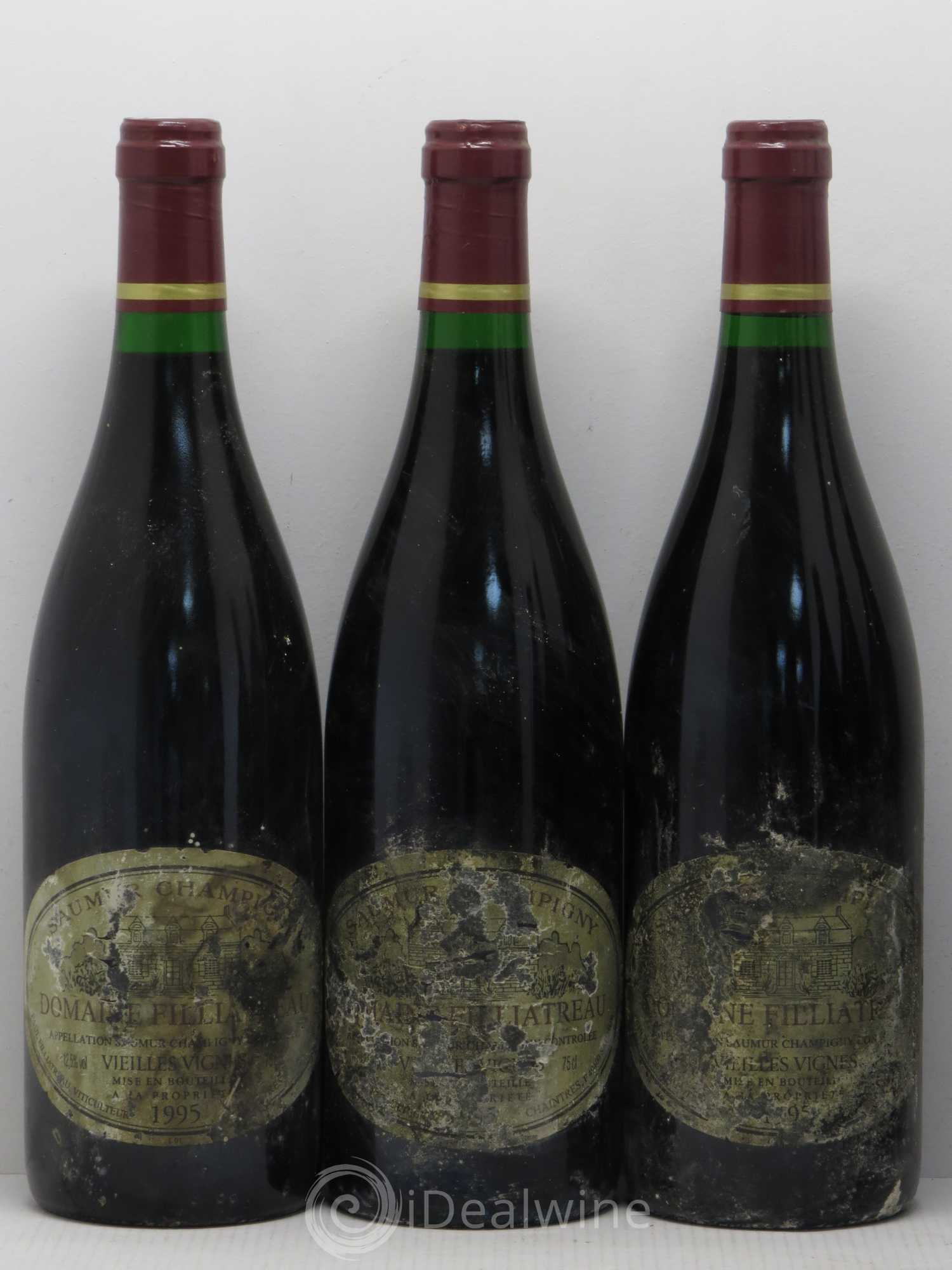 Saumur-Champigny Vieilles Vignes Domaine Filliatreau (sans prix de réserve) 1995 - Posten von 6 Flaschen - 1