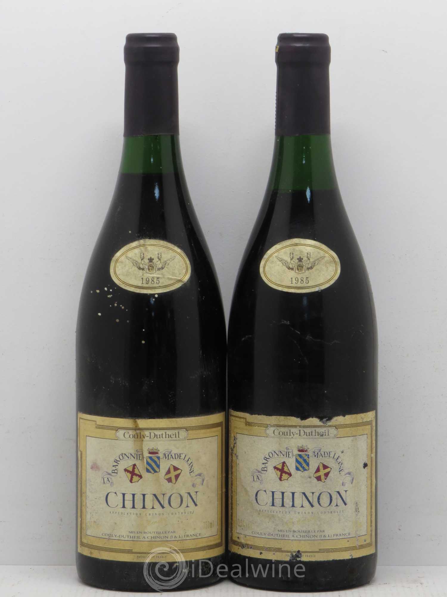 Chinon Baronnie Madeleine Couly 1985 - Posten von 2 Flaschen - 0