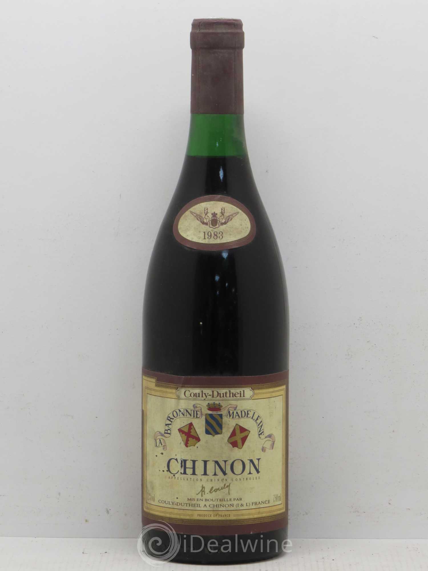 Chinon Baronnie Madeleine Couly 1983 - Posten von 1 Flasche - 0