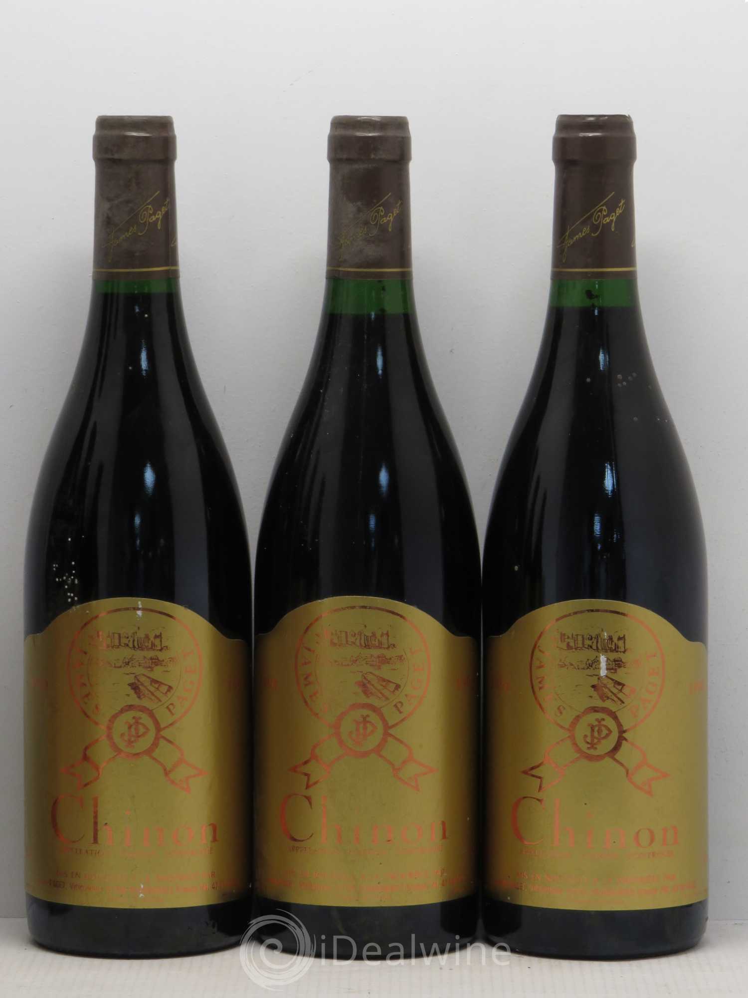 Chinon James Paget 1990 - Posten von 6 Flaschen - 1