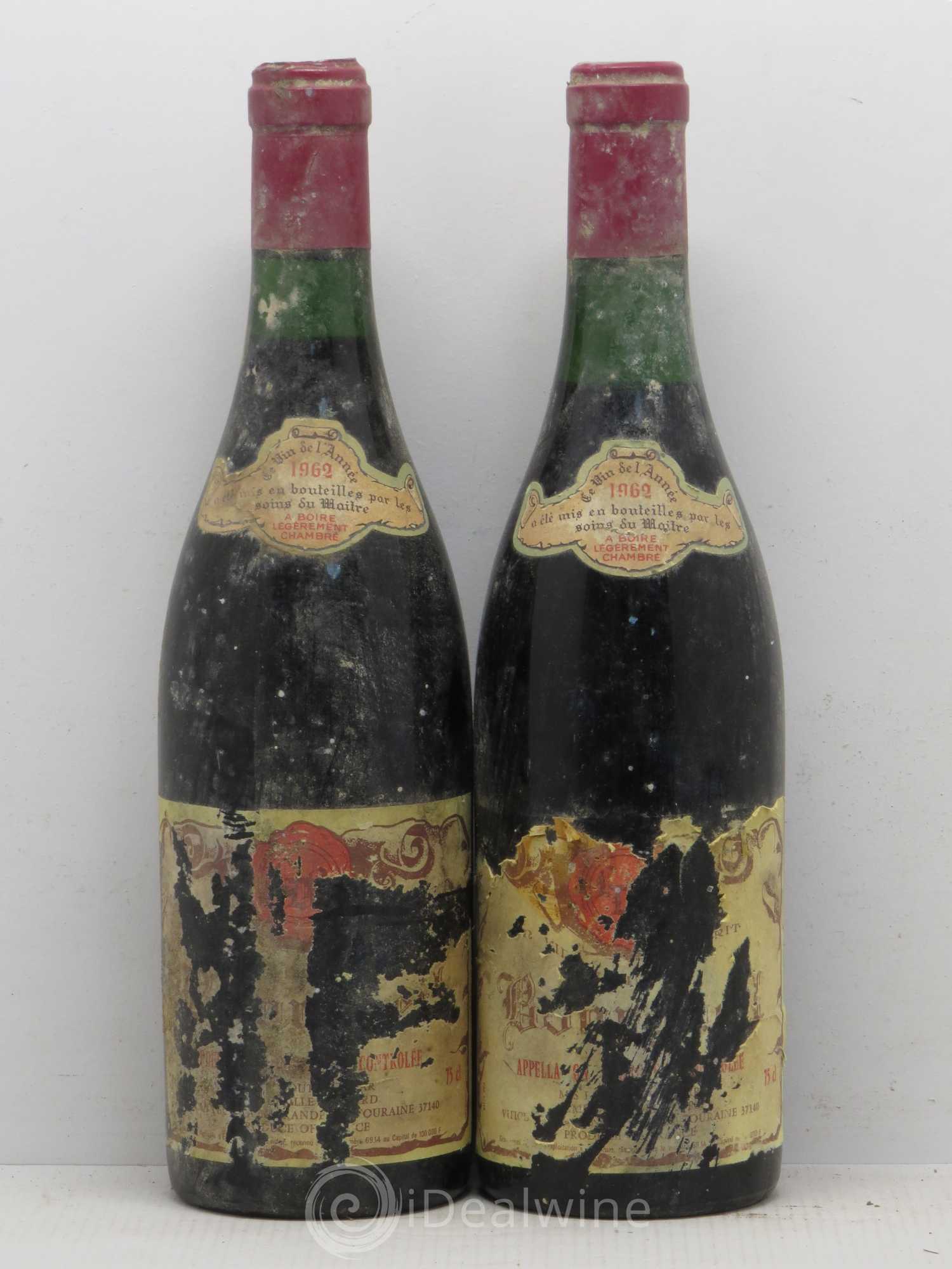 Bourgueil Lamé Delille Boucard 1962 - Posten von 2 Flaschen - 0