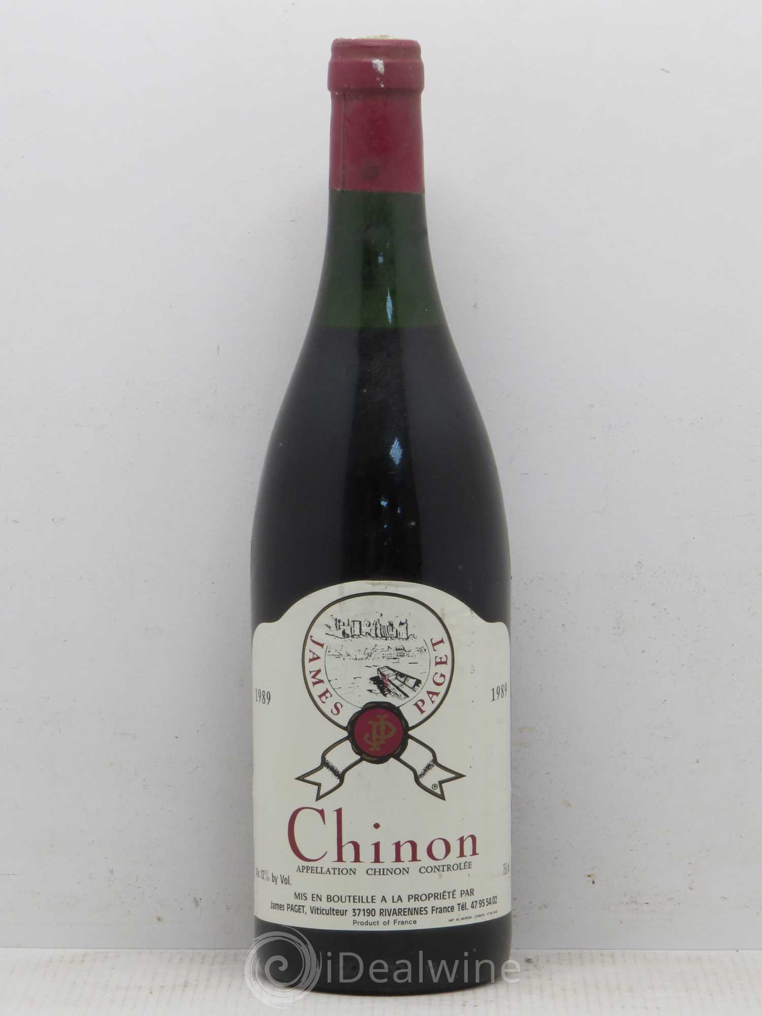 Chinon James Paget 1989 - Posten von 1 Flasche - 0