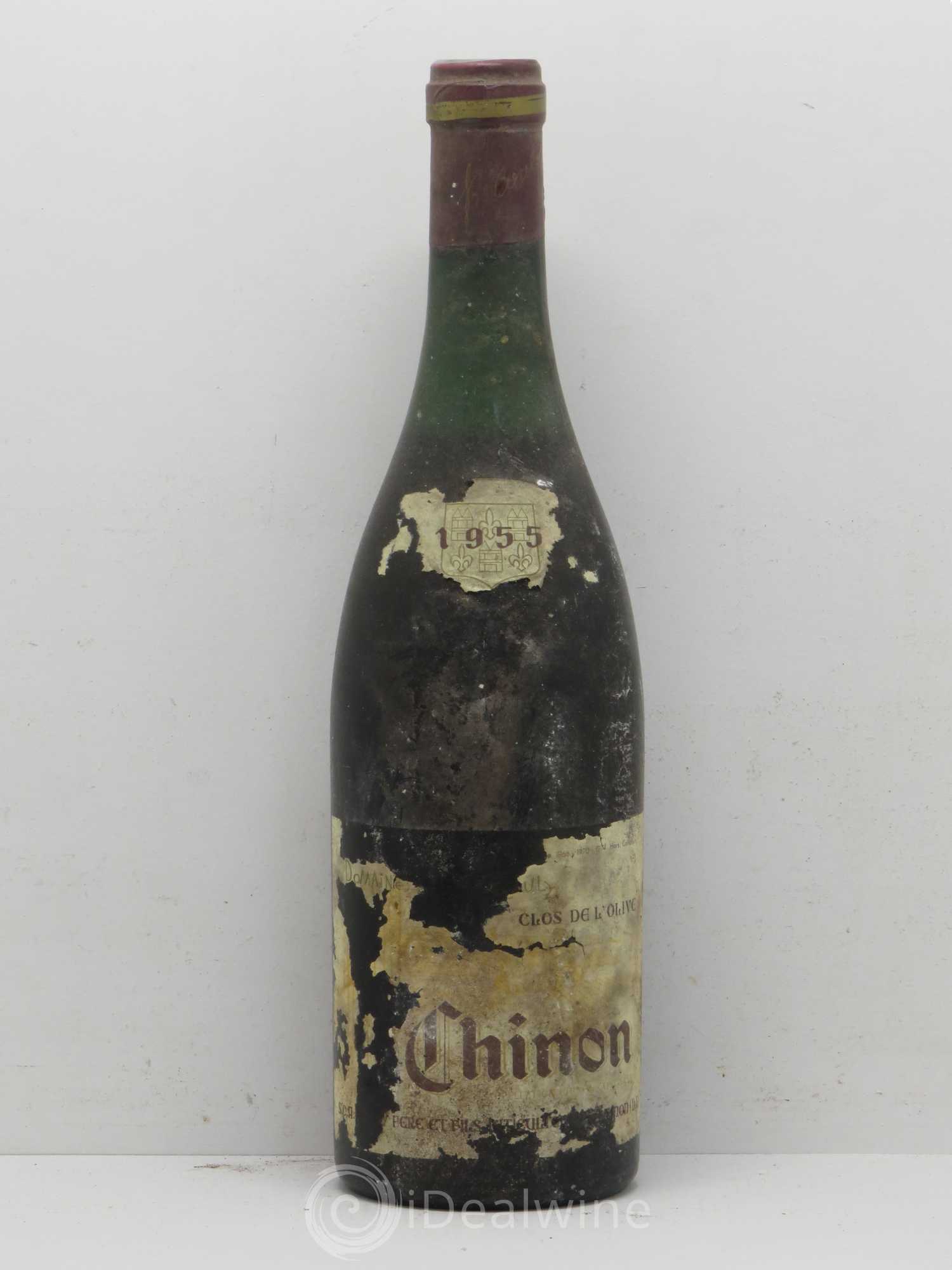 Chinon Clos de l'Olive - Couly 1955 - Posten von 1 Flasche - 0