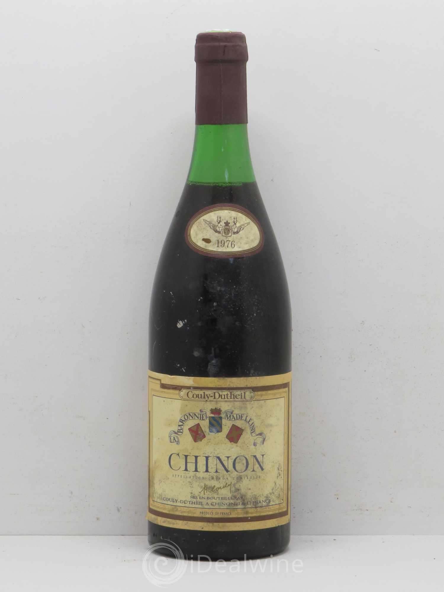 Chinon Baronnie Madeleine - Couly 1976 - Posten von 1 Flasche - 0