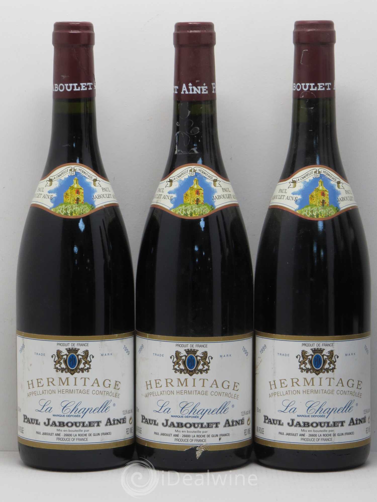 Hermitage La Chapelle Paul Jaboulet Ainé 1999 - Lot de 6 bouteilles - 1