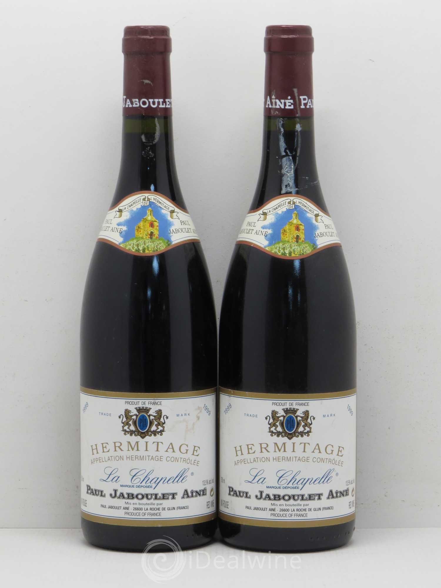 Hermitage La Chapelle Paul Jaboulet Ainé 1999 - Lot de 2 bouteilles - 0