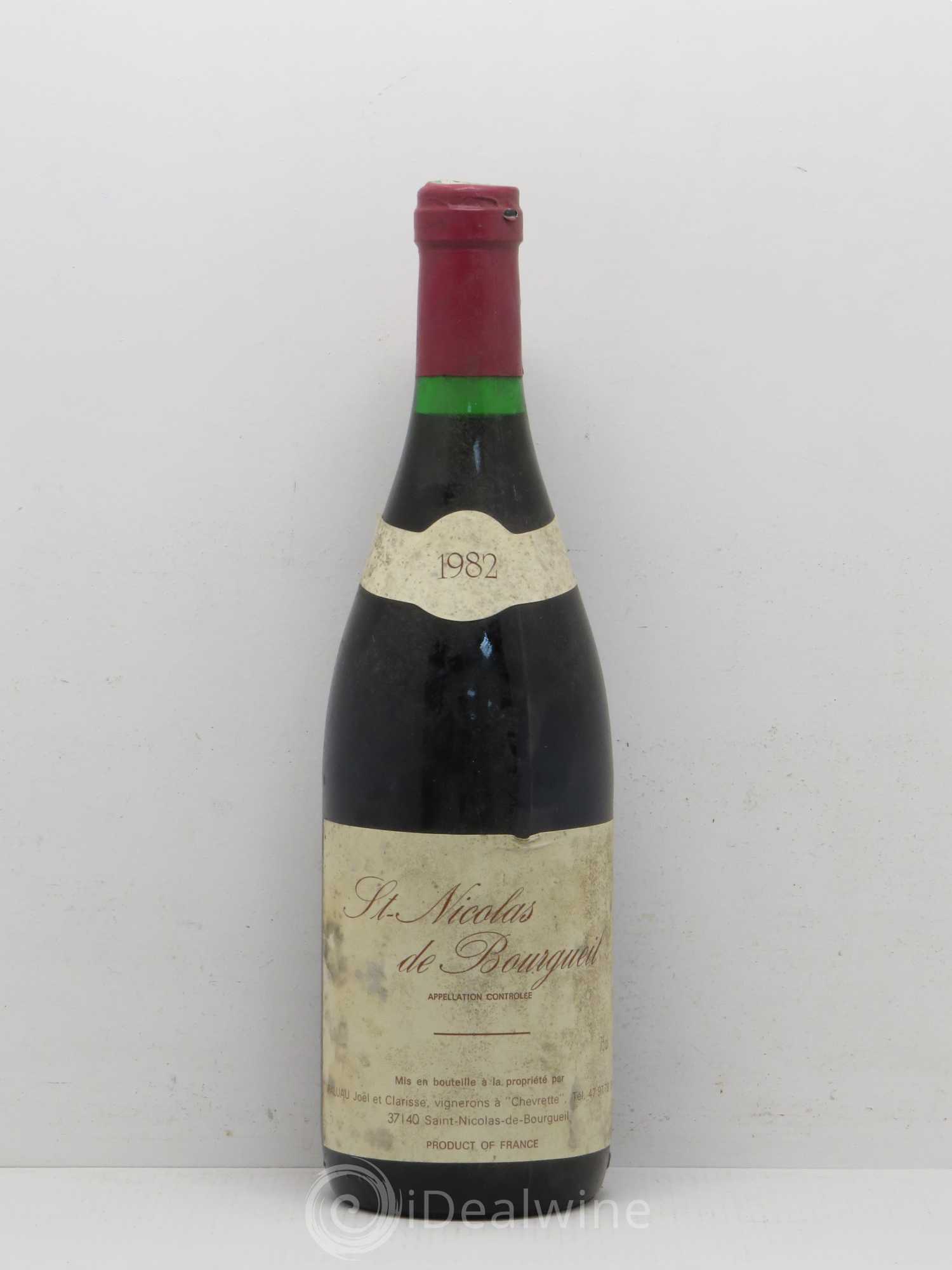 Saint-Nicolas de Bourgueil J. Taluau 1982 - Lot de 1 bouteille - 0