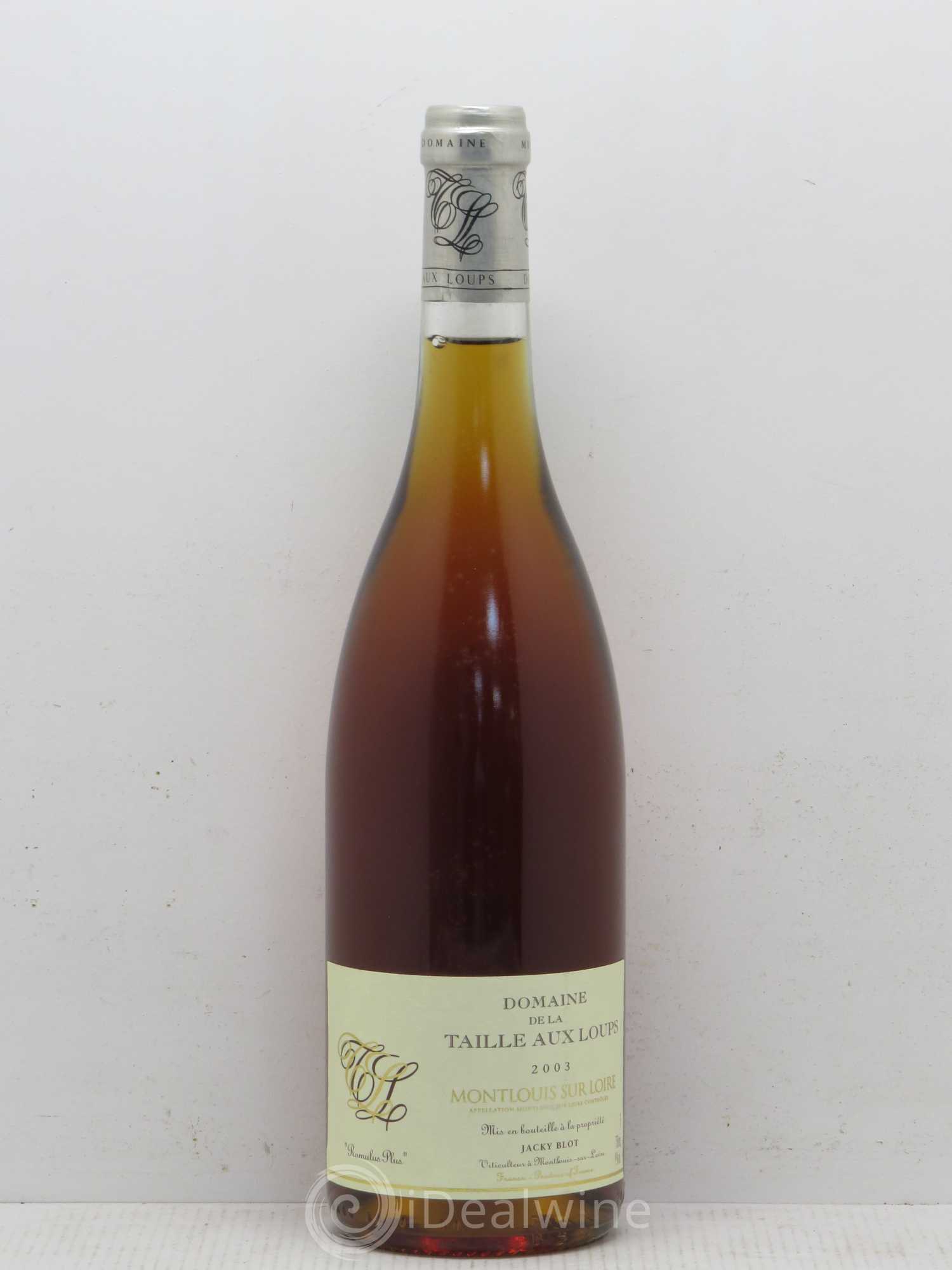 Montlouis-sur-Loire Romulus Plus Domaine De La Taille Aux Loups 2003 - Posten von 1 Flasche - 0