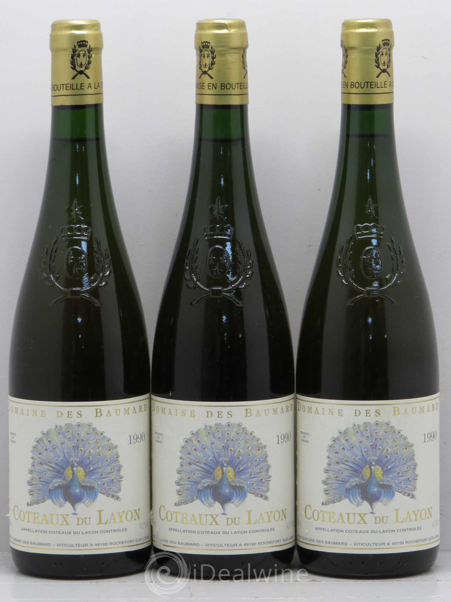 Coteaux du Layon Domaine Des Baumard 1990 - Lotto di 3 bottiglie - 0