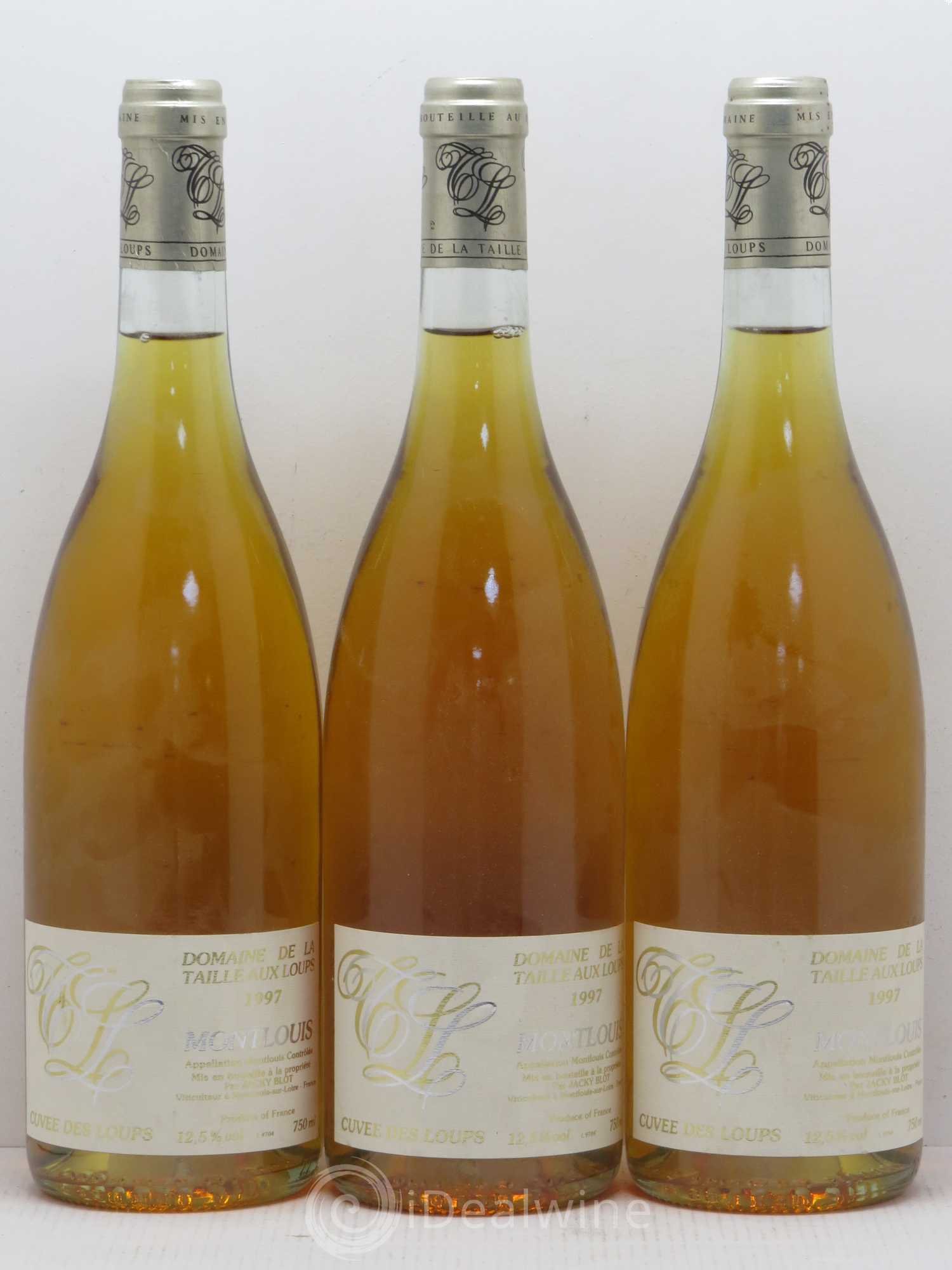 Montlouis-sur-Loire Cuvée des Loups La Taille aux Loups - Jacky Blot 1997 - Lot de 6 bouteilles - 1