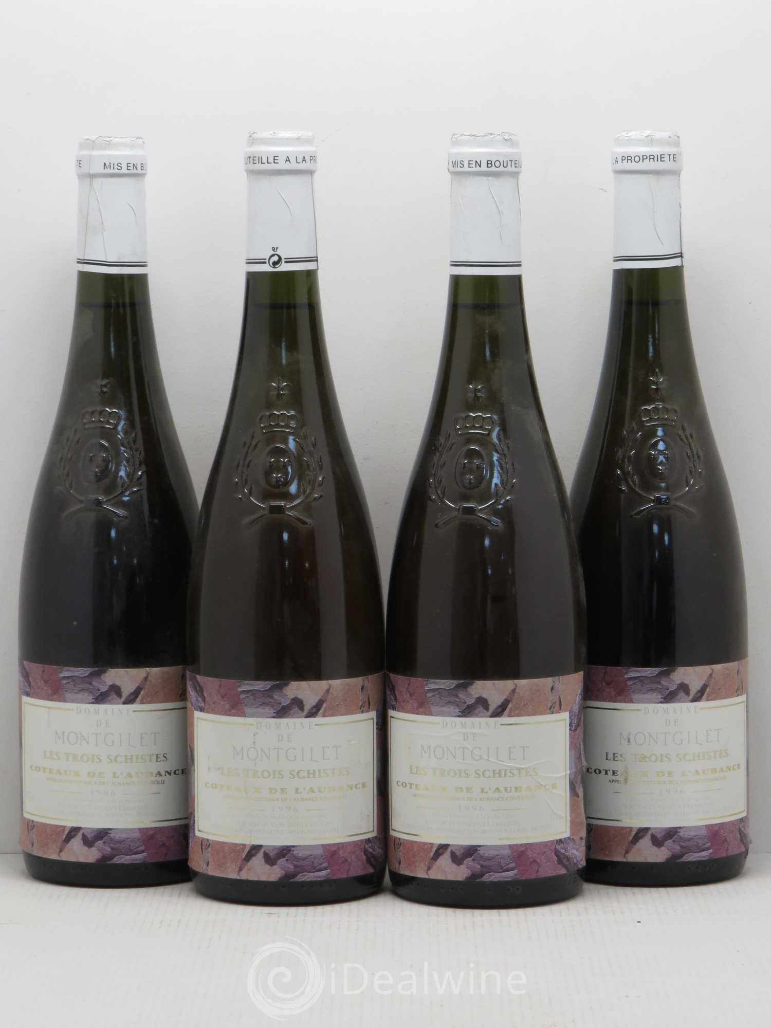 Coteaux de l'Aubance Montgilet (Domaine de) Les Trois Schistes 1996 - Lotto di 4 bottiglie - 0