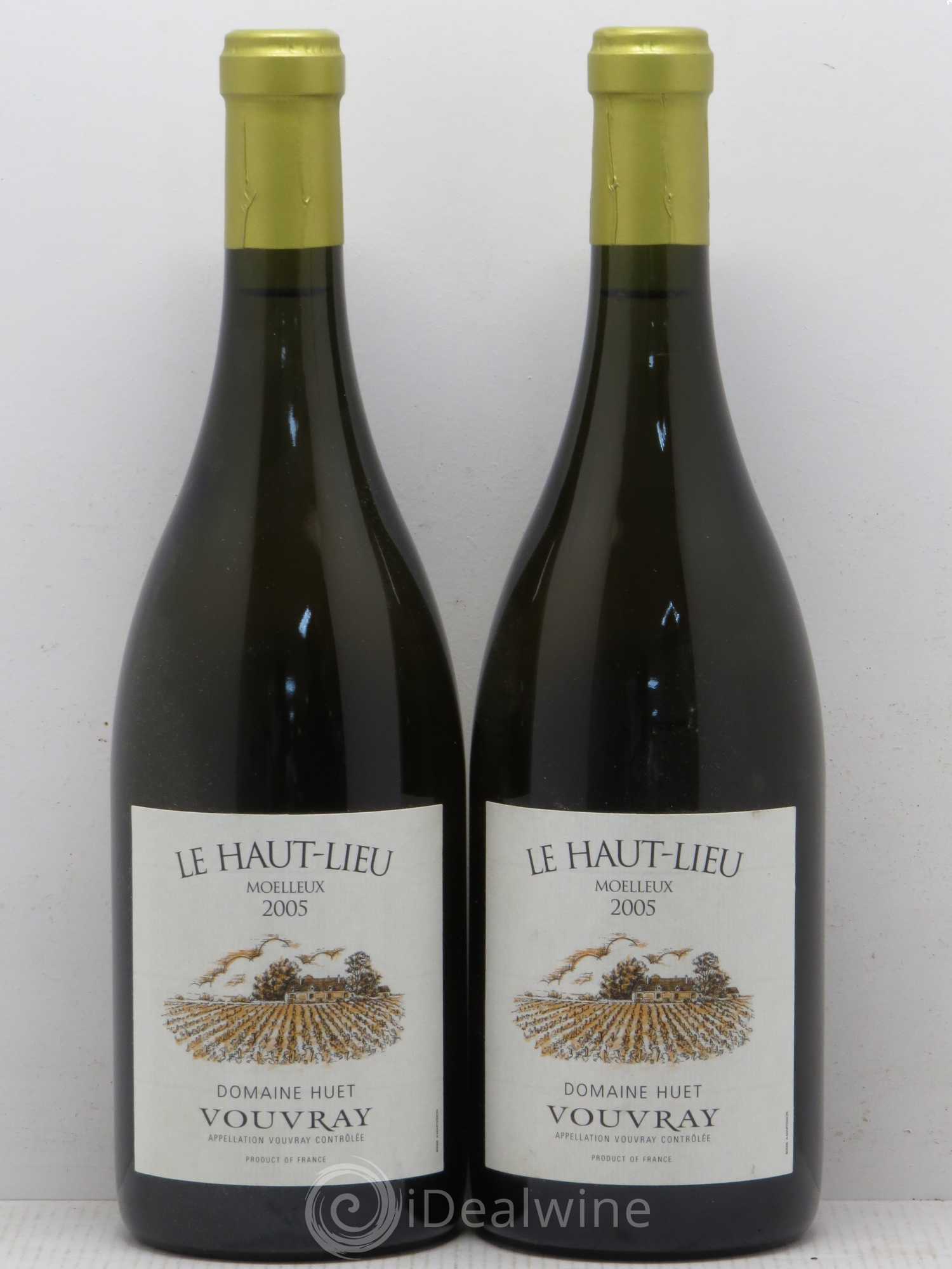 Vouvray Le Haut-Lieu Moelleux Domaine Huet 2005 - Lotto di 2 bottiglie - 0