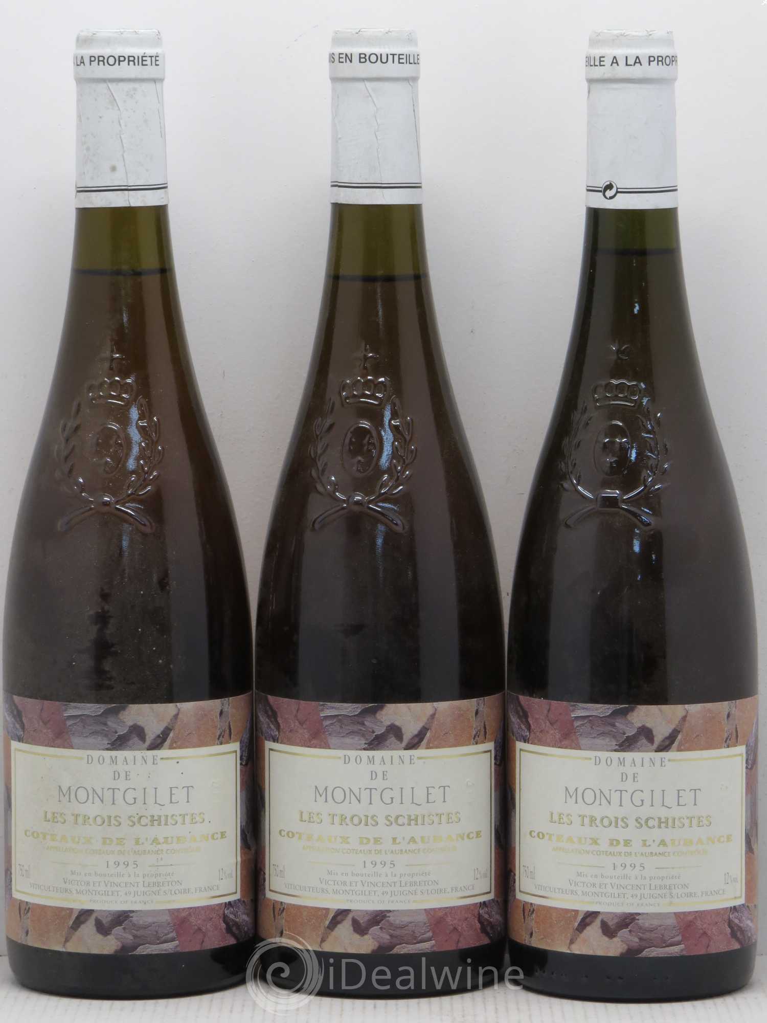 Coteaux de l'Aubance Montgilet (Domaine de) Les Trois Schistes 1995 - Lotto di 6 bottiglie - 2