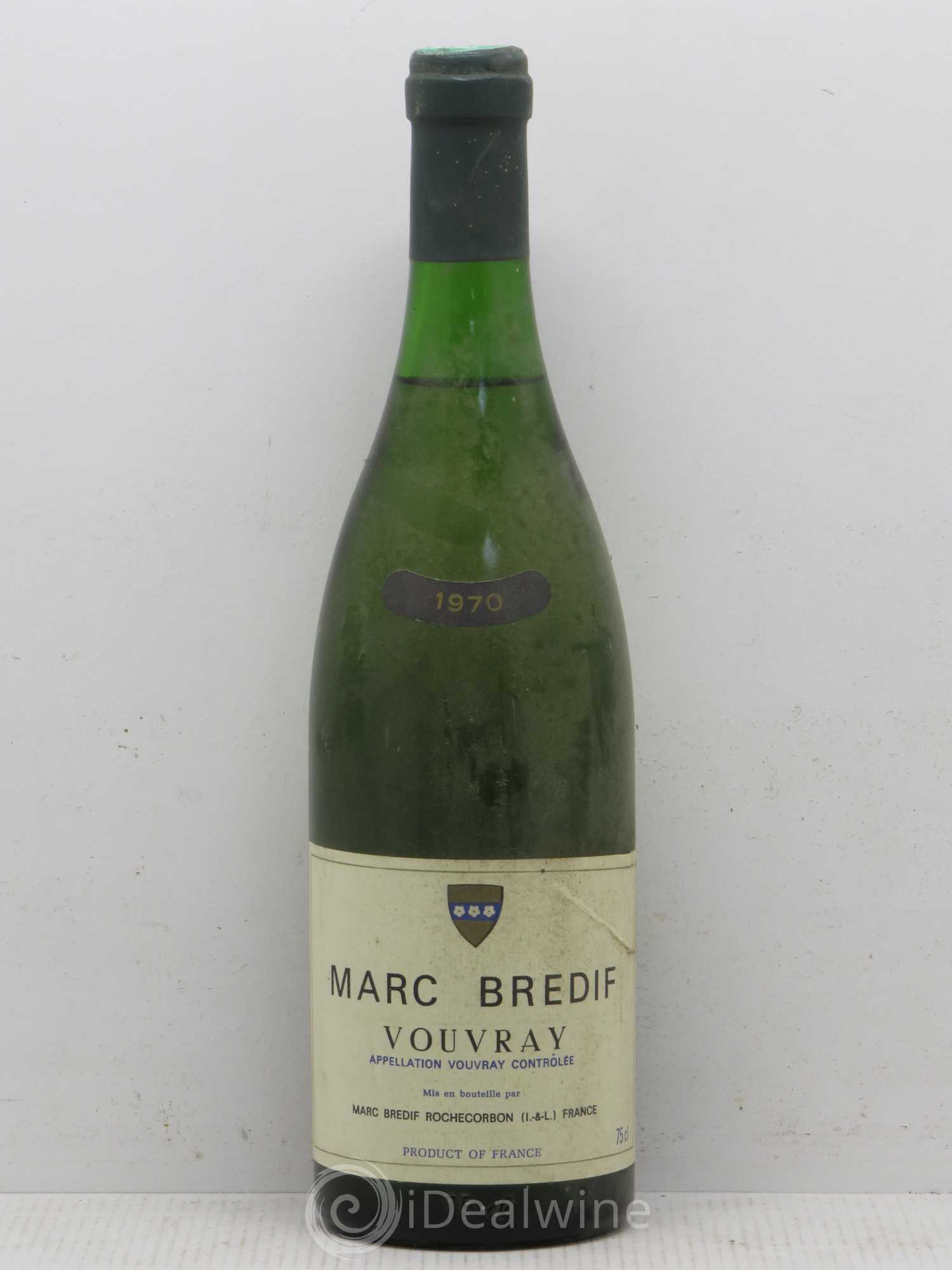 Vouvray Marc Brédif 1970 - Posten von 1 Flasche - 0