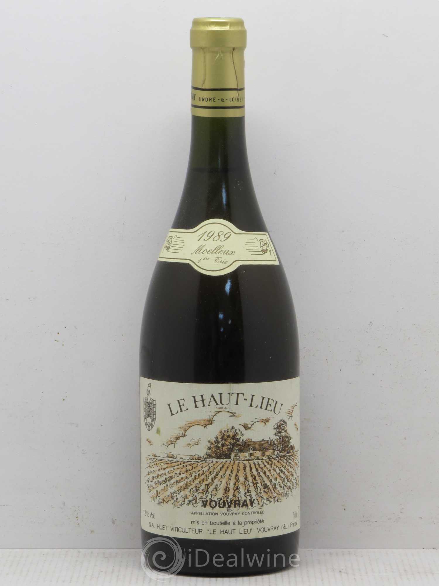 Vouvray Le Haut-Lieu Moelleux 1ère Trie Domaine Huet 1989 - Lotto di 1 bottiglia - 0