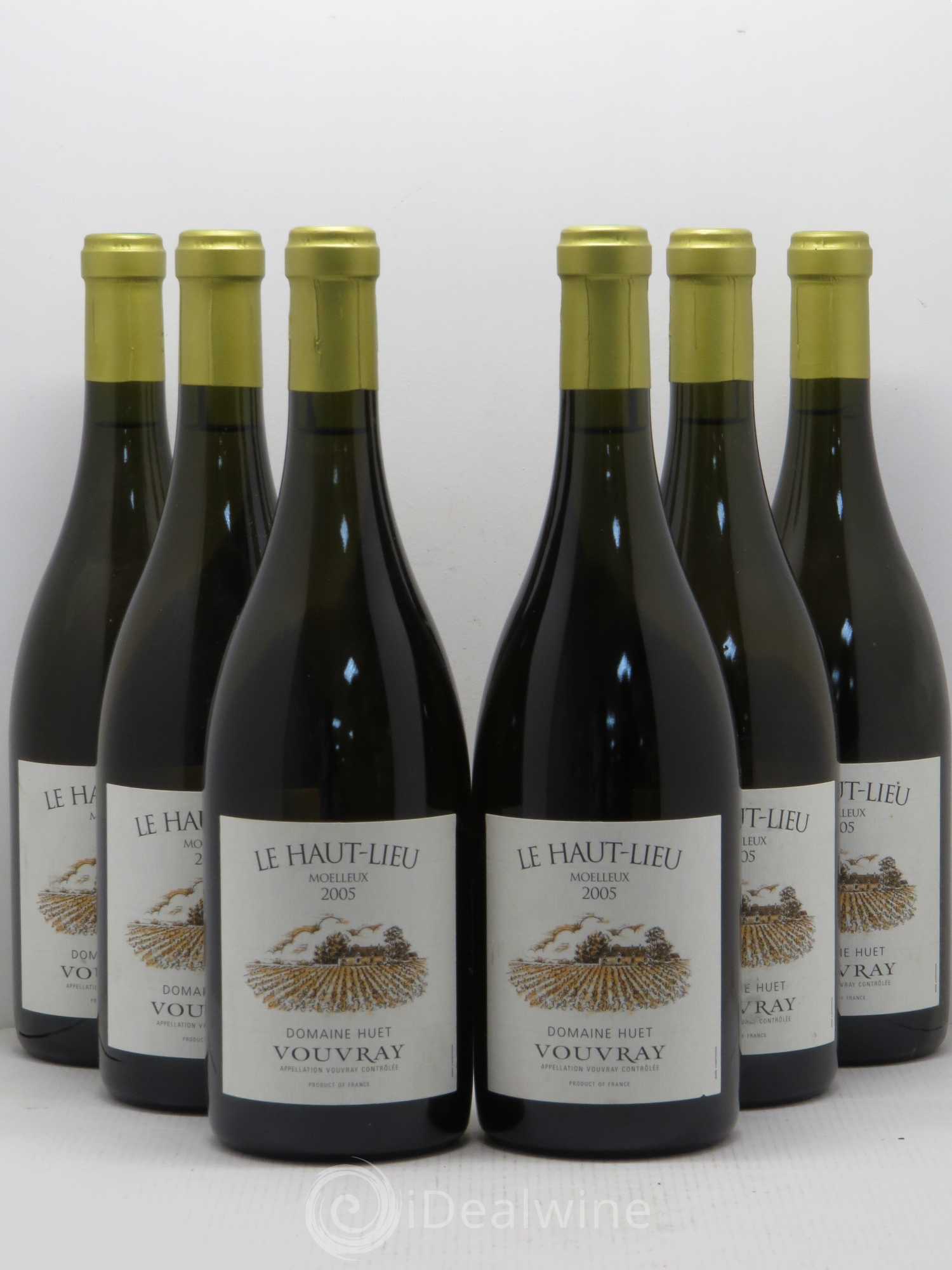 Vouvray Le Haut-Lieu Moelleux Domaine Huet 2005 - Lotto di 6 bottiglie - 0
