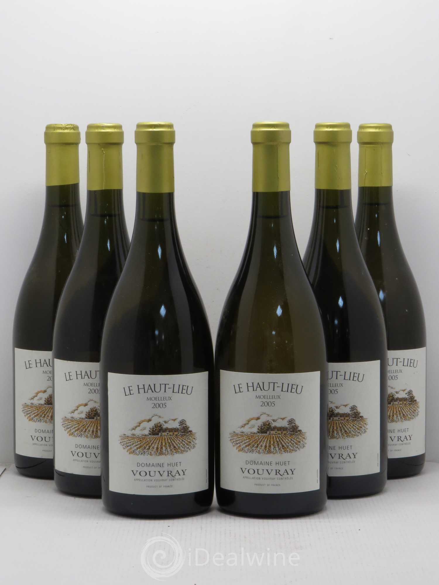 Vouvray Le Haut-Lieu Moelleux Domaine Huet 2005 - Lotto di 6 bottiglie - 0