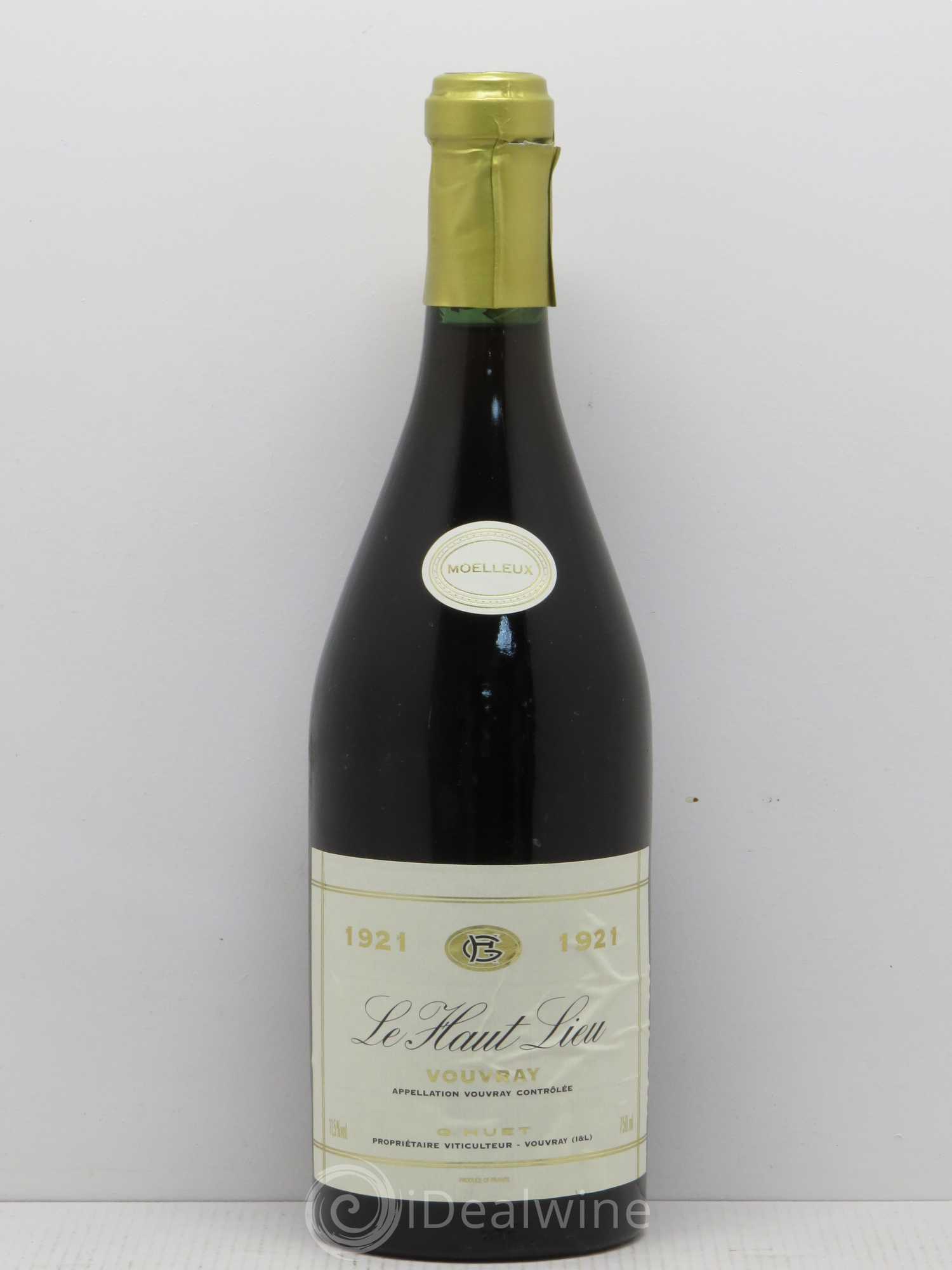 Vouvray Le Haut-Lieu Moelleux Domaine Huet 1921 - Lotto di 1 bottiglia - 0