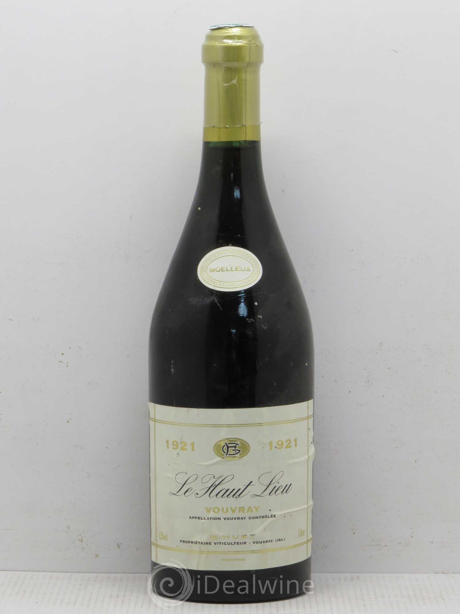 Vouvray Le Haut-Lieu Moelleux Domaine Huet 1921 - Lotto di 1 bottiglia - 0