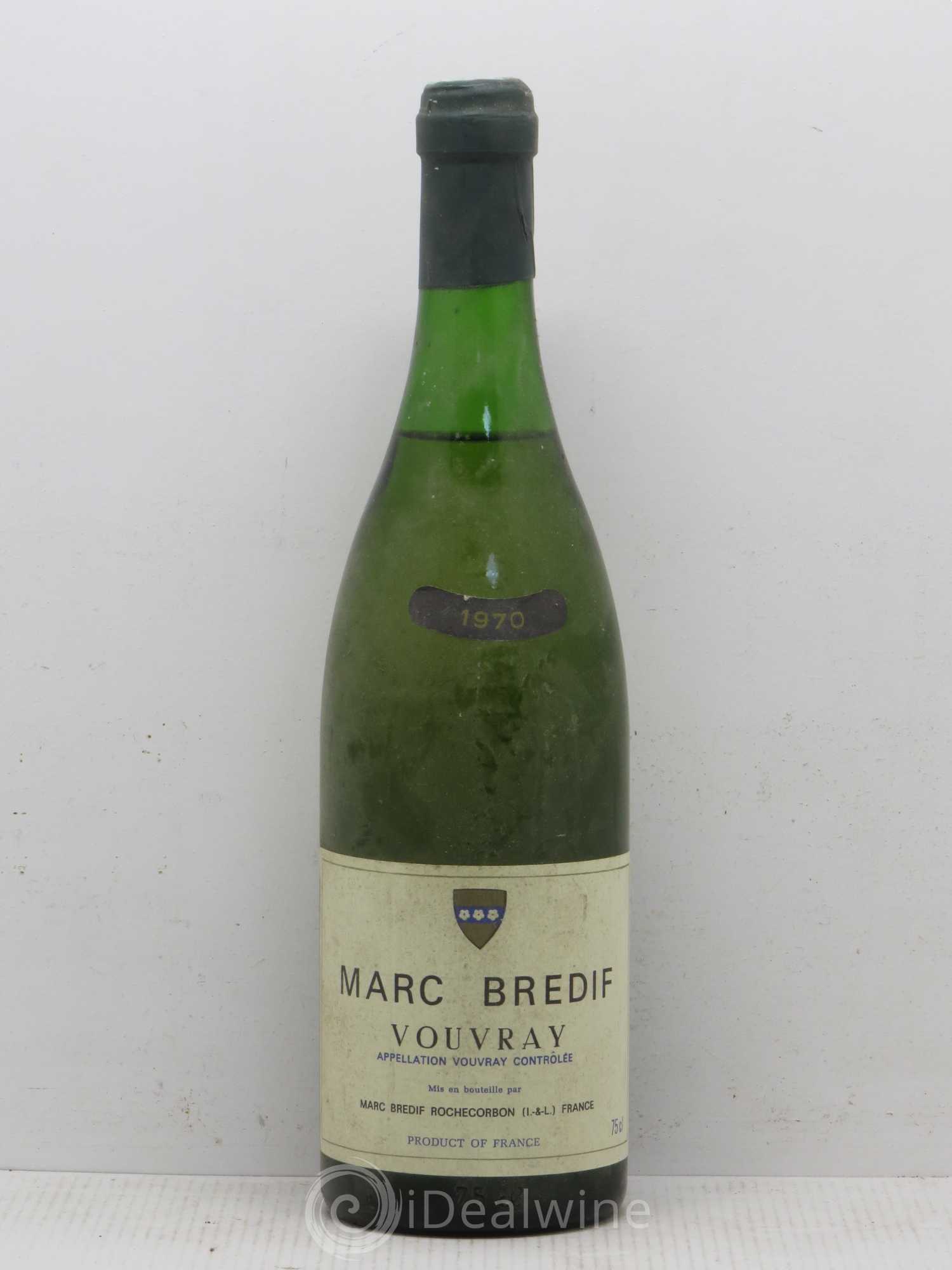 Vouvray Marc Brédif (sans prix de réserve) 1970 - Posten von 1 Flasche - 0