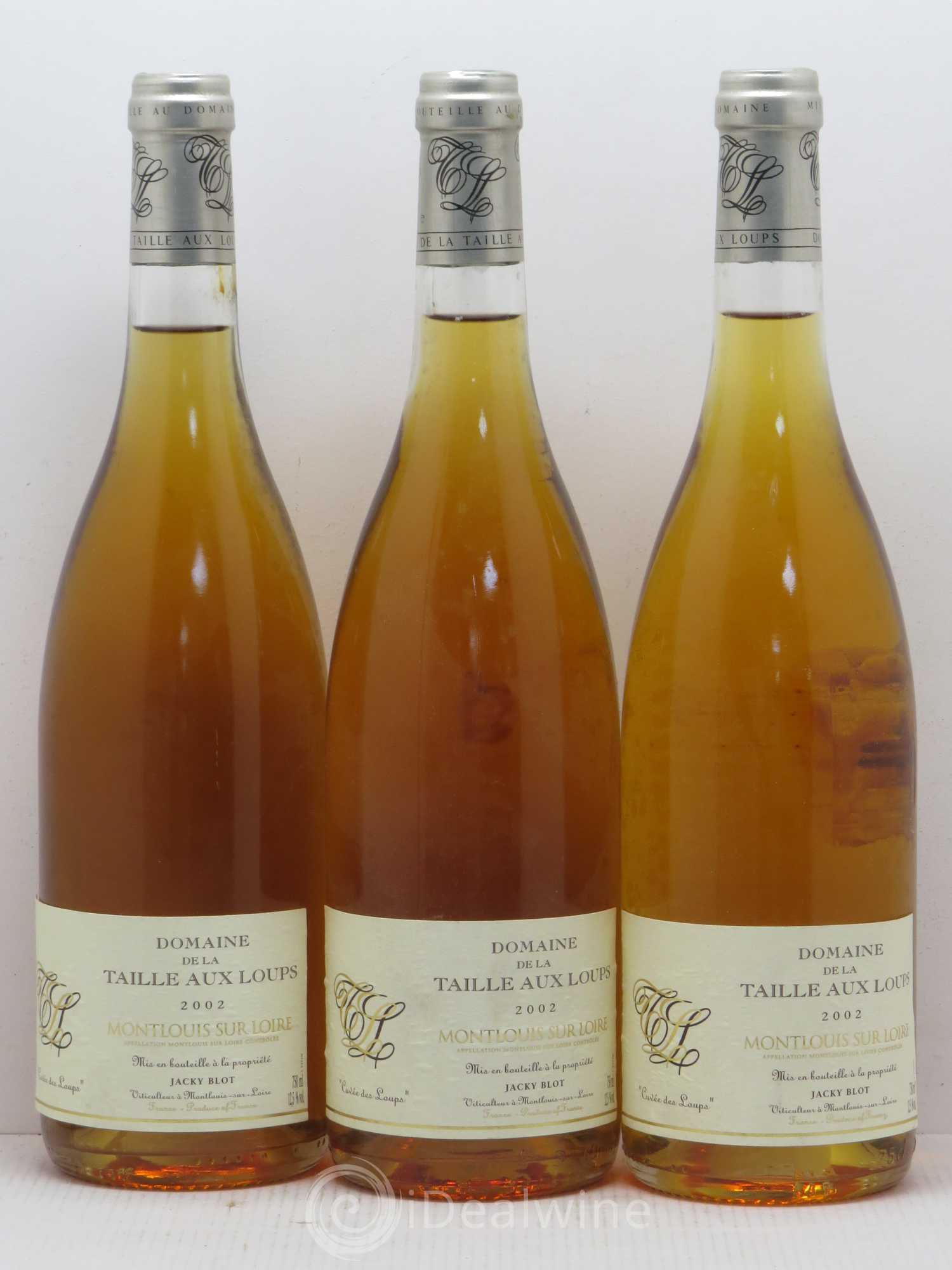 Montlouis-sur-Loire Cuvée des Loups La Taille aux Loups - Jacky Blot 2002 - Lotto di 6 bottiglie - 2