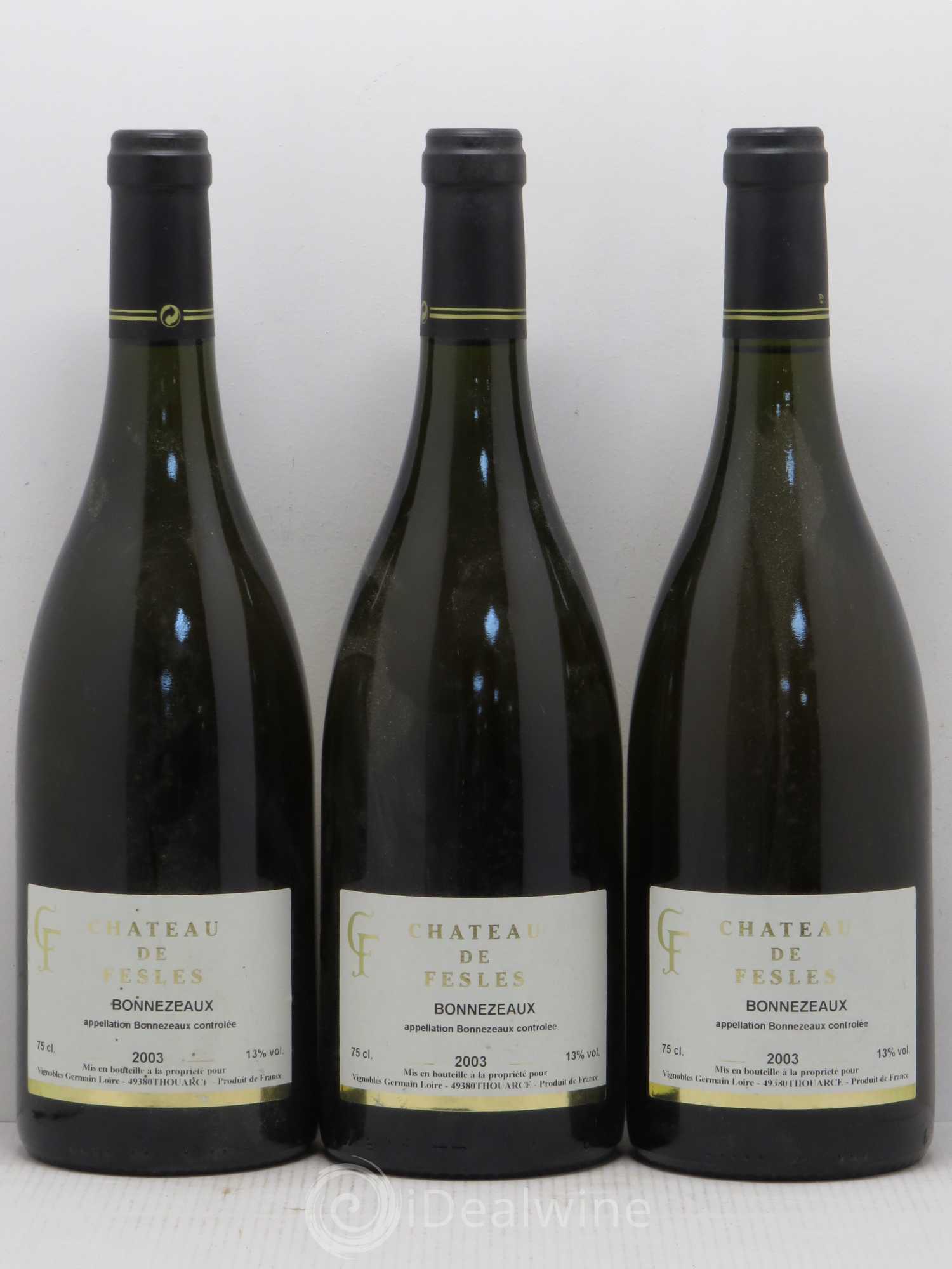 Bonnezeaux Château de Fesles 2003 - Lot de 11 bouteilles - 1