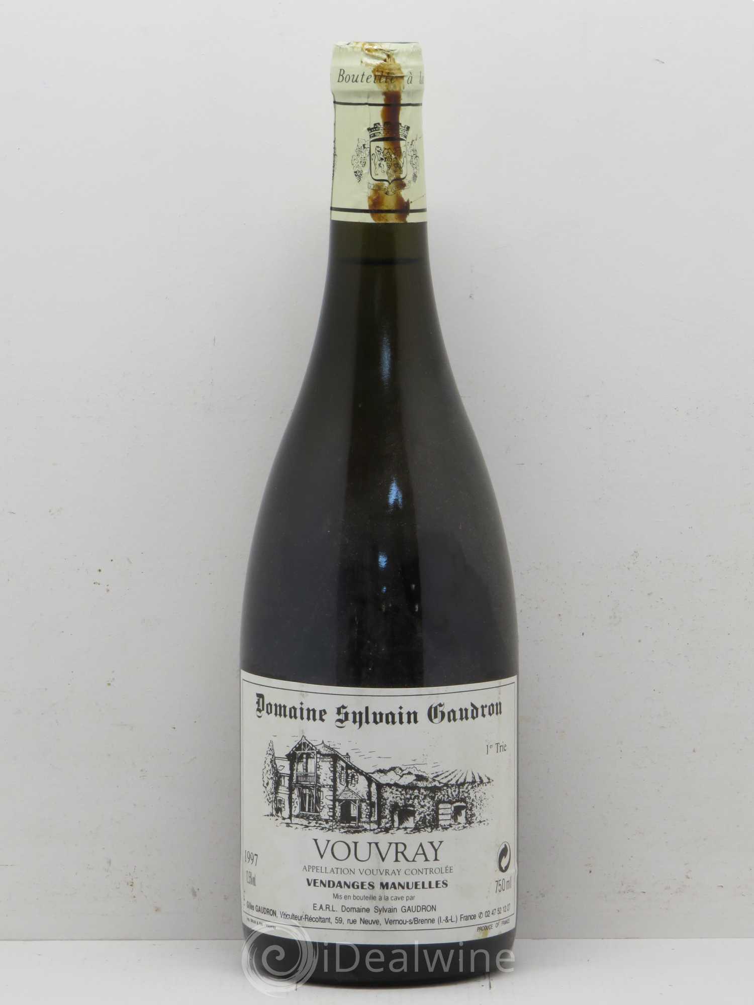 Vouvray Première Trie Sylvain Gaudron 1997 - Posten von 1 Flasche - 0