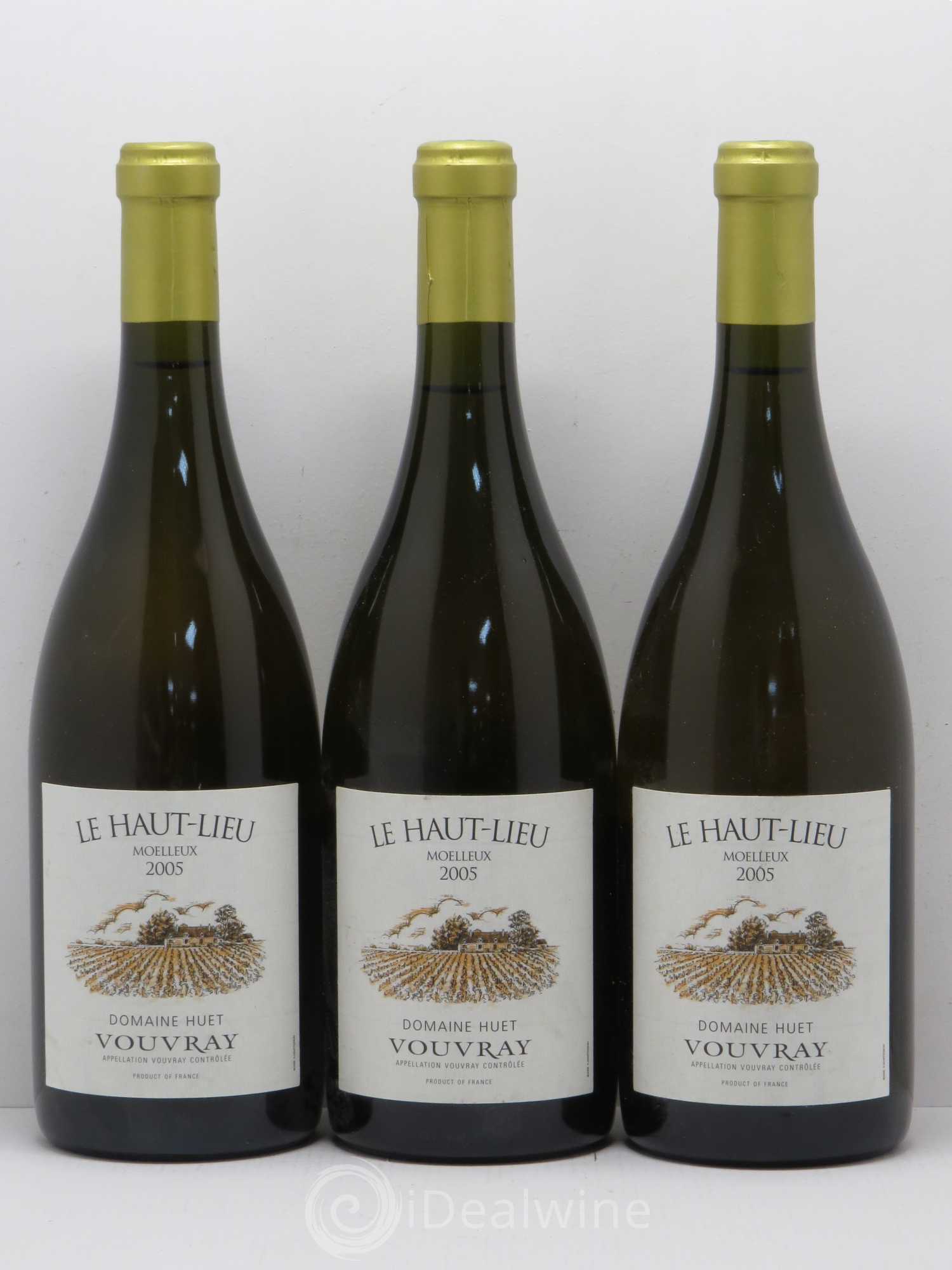 Vouvray Le Haut-Lieu Moelleux Domaine Huet 2005 - Lotto di 3 bottiglie - 0