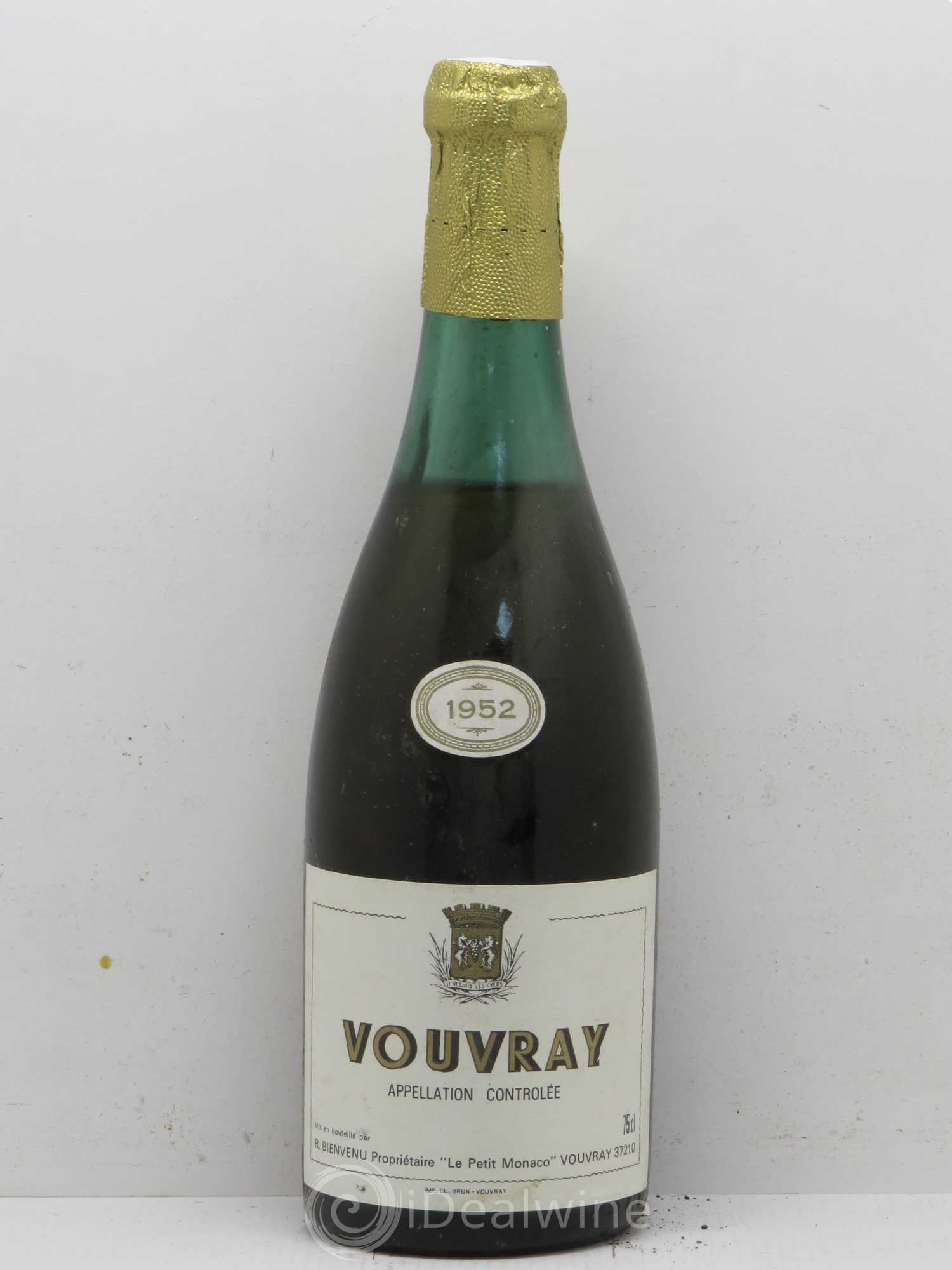 Vouvray Le Petit Monaco - Bienvenu 1952 - Posten von 1 Flasche - 0