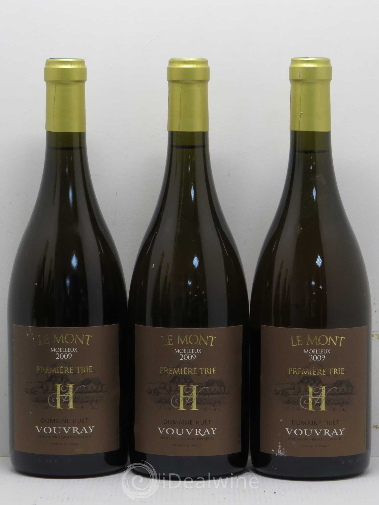 Vouvray Le Mont Moelleux 1ère Trie Domaine Huet 2009 - Lotto di 6 bottiglie - 1