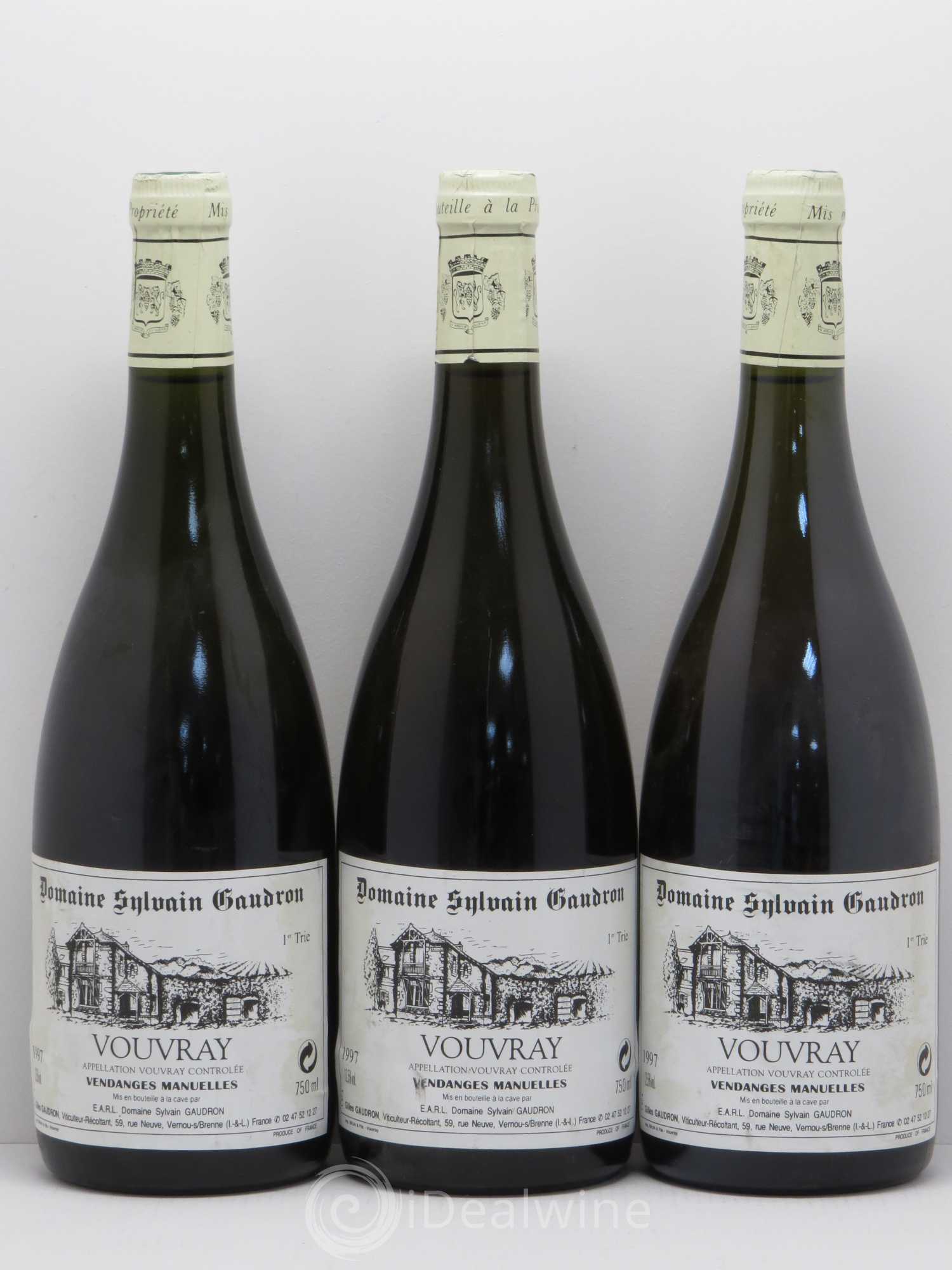 Vouvray Premiere Trie Sylvain Gaudron 1997 - Lotto di 6 bottiglie - 2