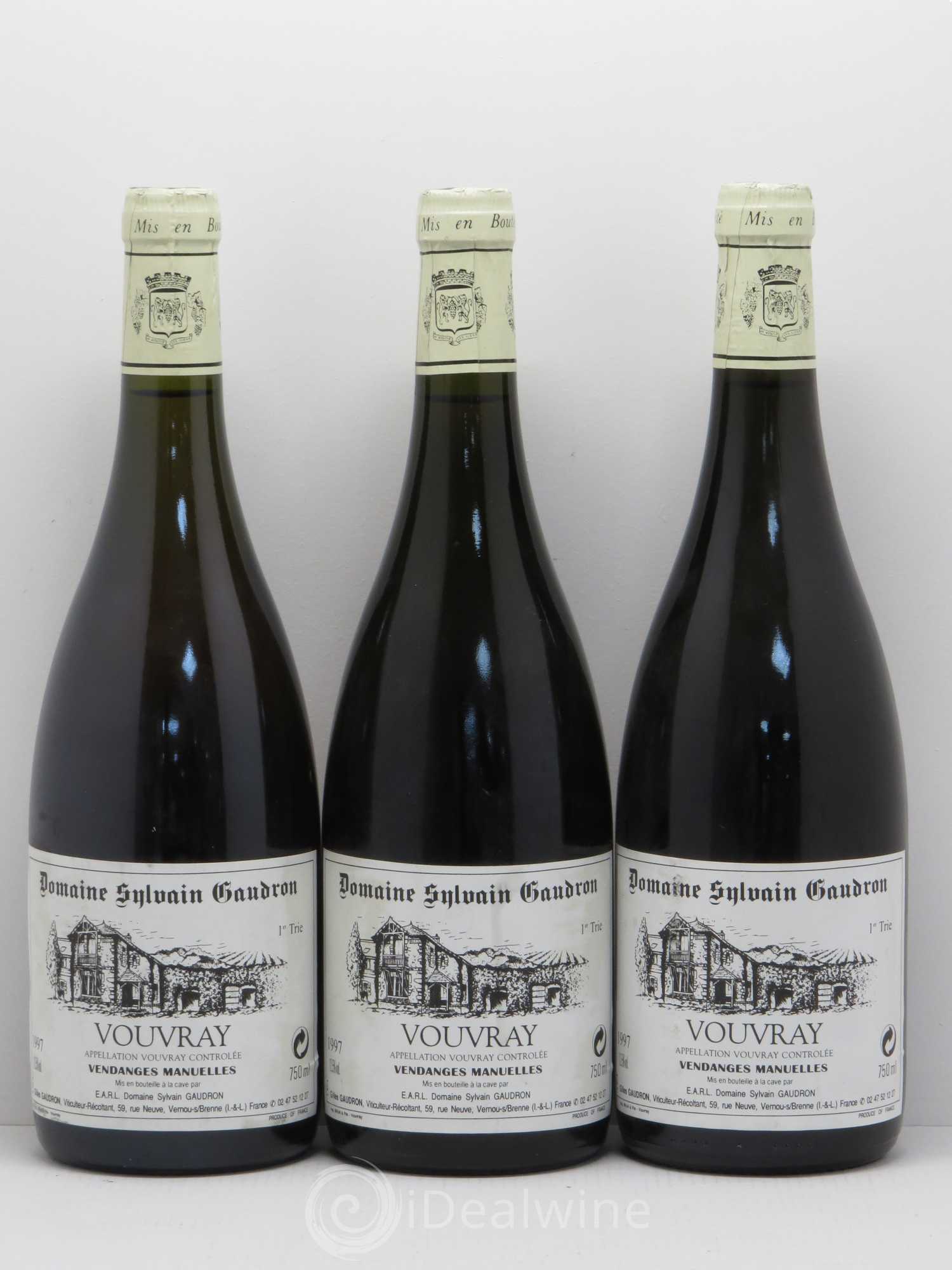 Vouvray Premiere Trie Sylvain Gaudron 1997 - Lotto di 6 bottiglie - 2