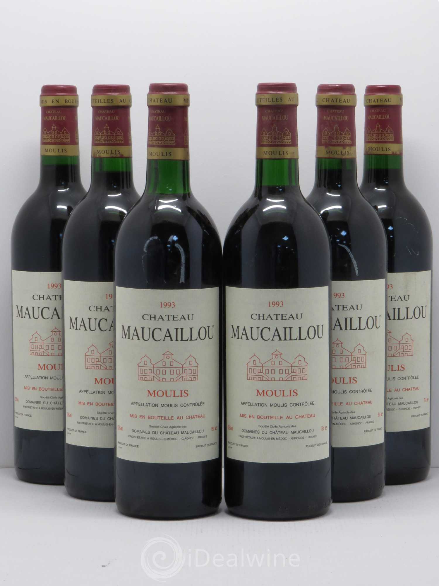 Château Maucaillou 1993 - Lot de 6 bouteilles - 0
