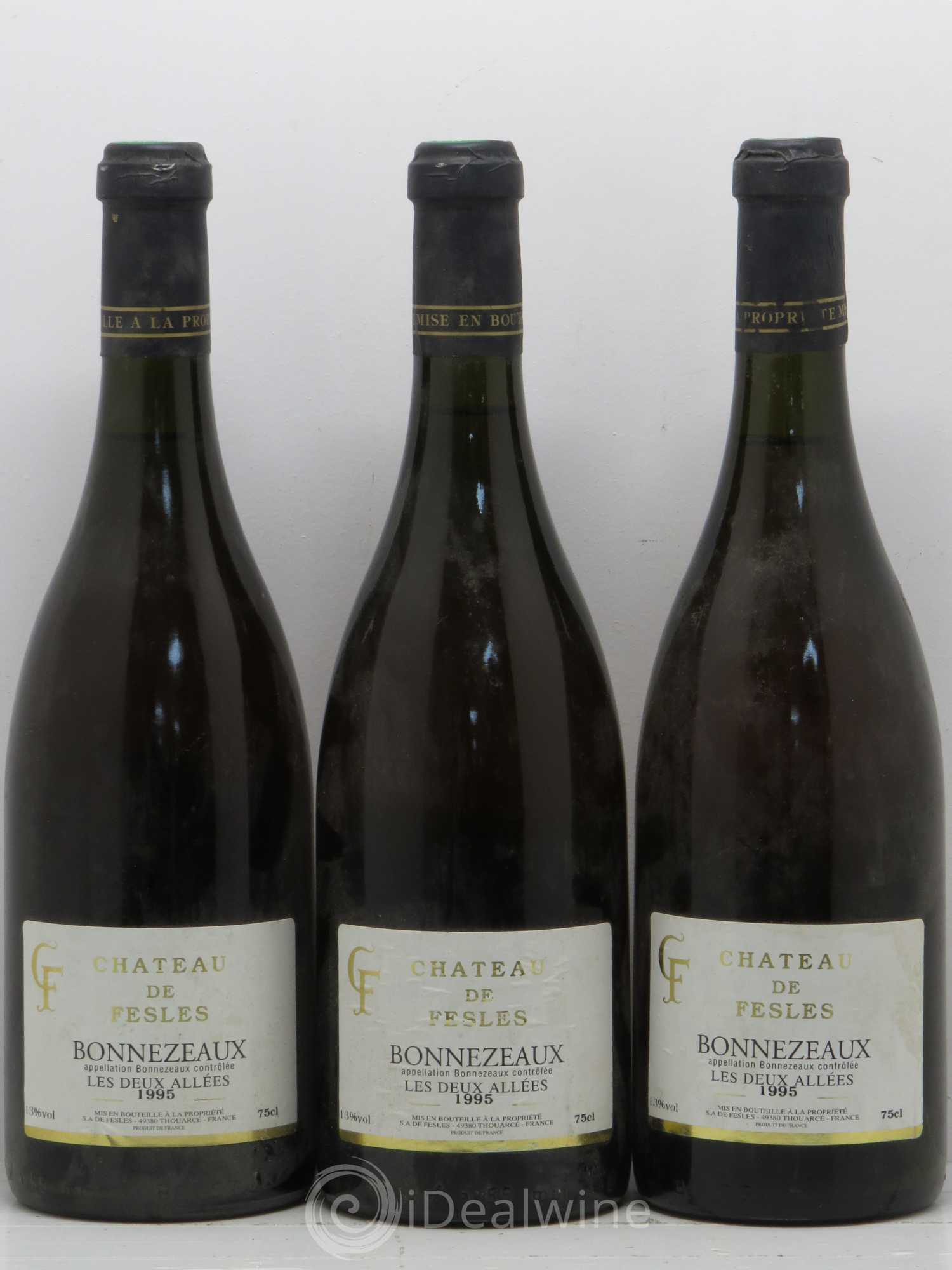 Bonnezeaux Château de Fesles Les 2 Allées 1995 - Lotto di 6 bottiglie - 2