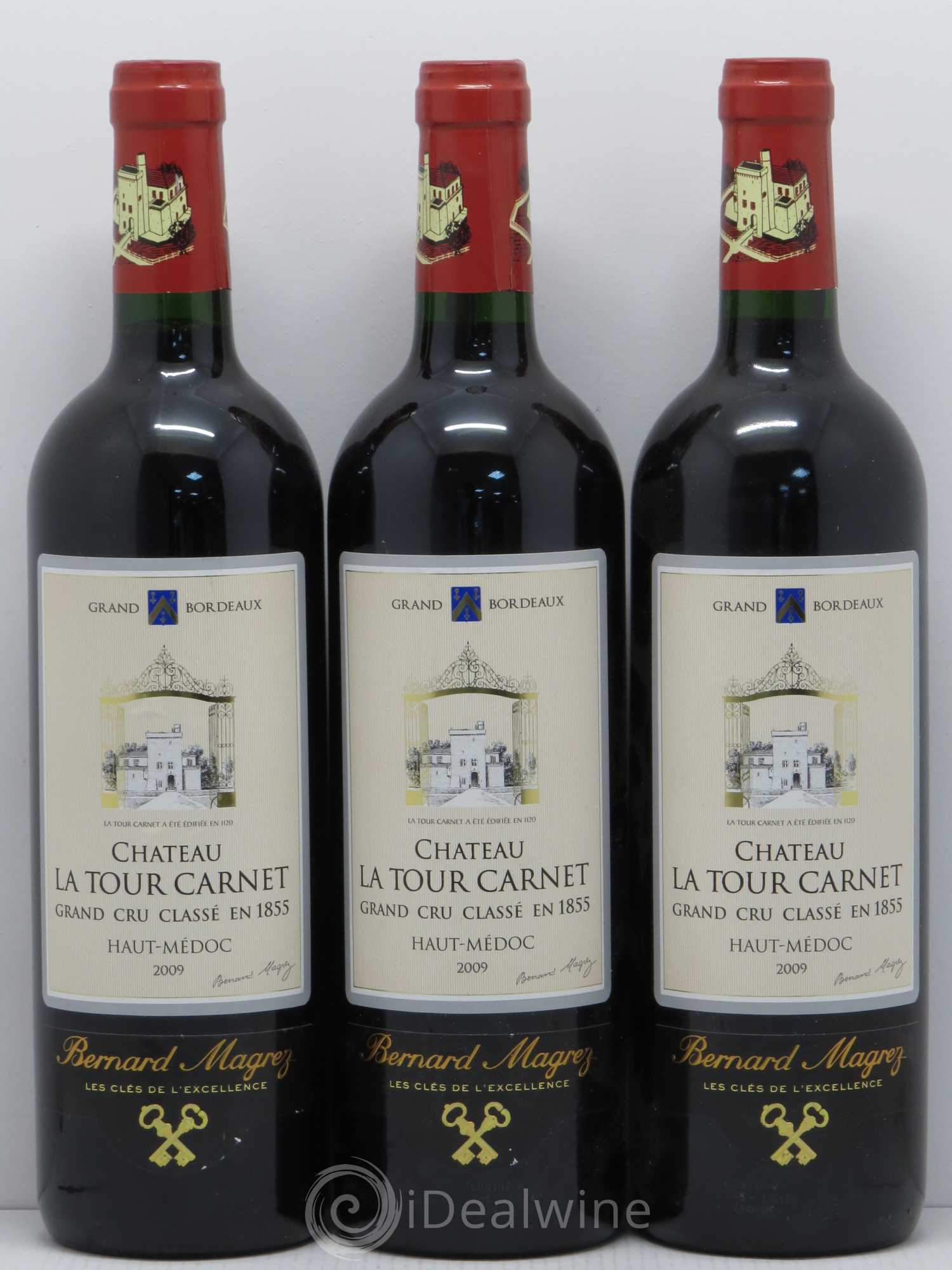 Château la Tour Carnet 4ème Grand Cru Classé 2009 - Lot de 6 bouteilles - 2