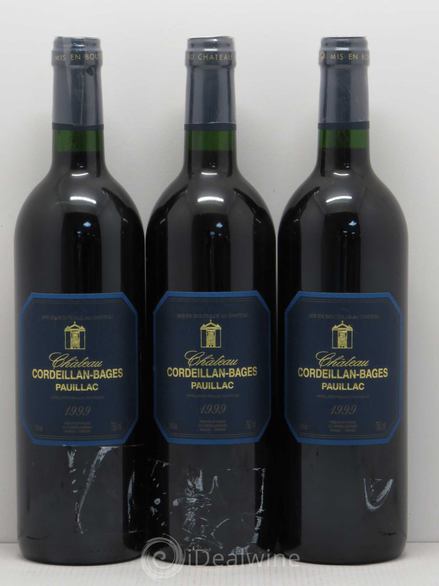 Pauillac Château Cordeillan Bages Domaine Cazes 1999 - Lot de 6 bouteilles - 2