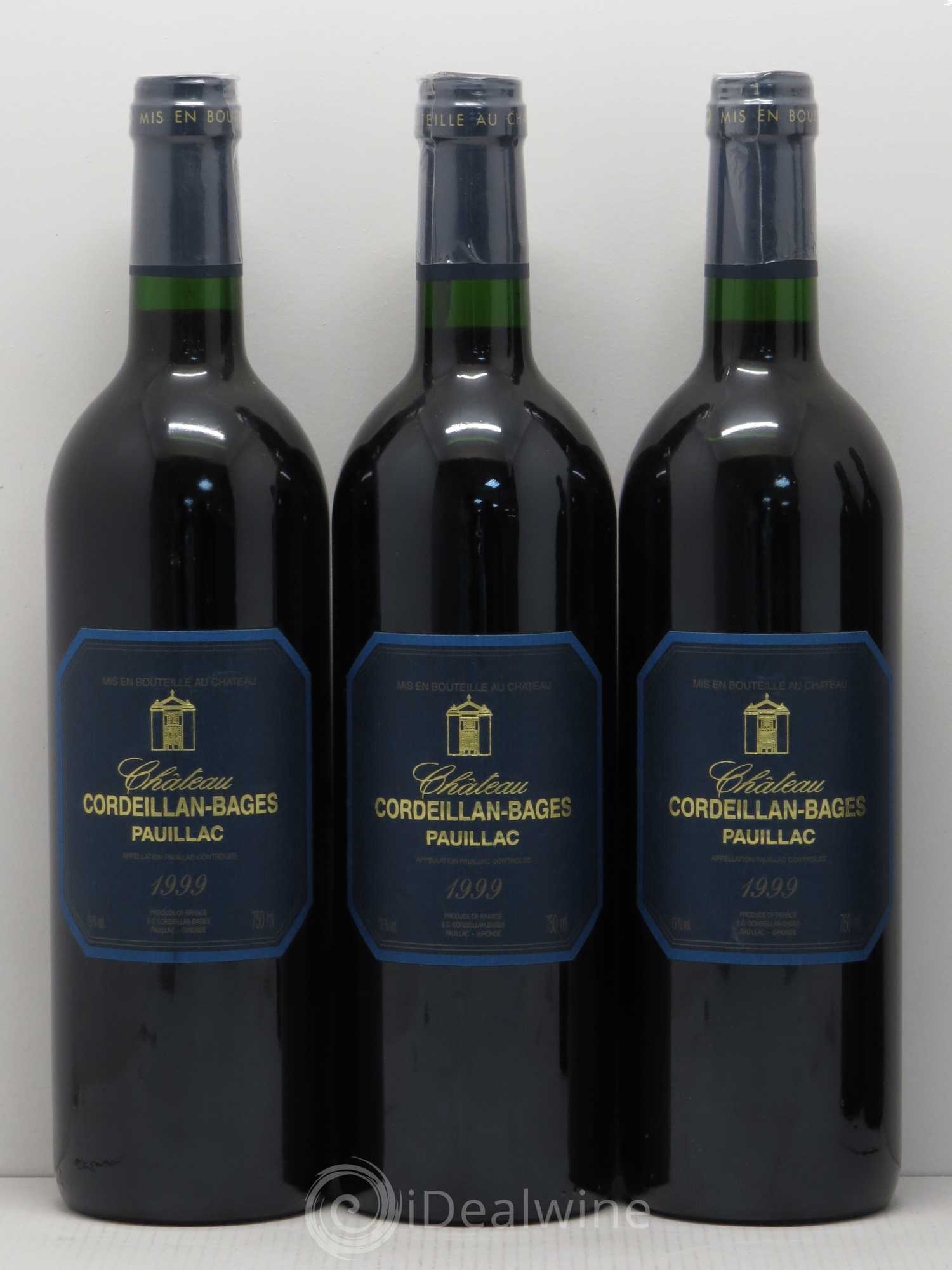 Bordeaux Château Cordeillan Bages Domaine Cazes 1999 - Posten von 5 Flaschen - 1