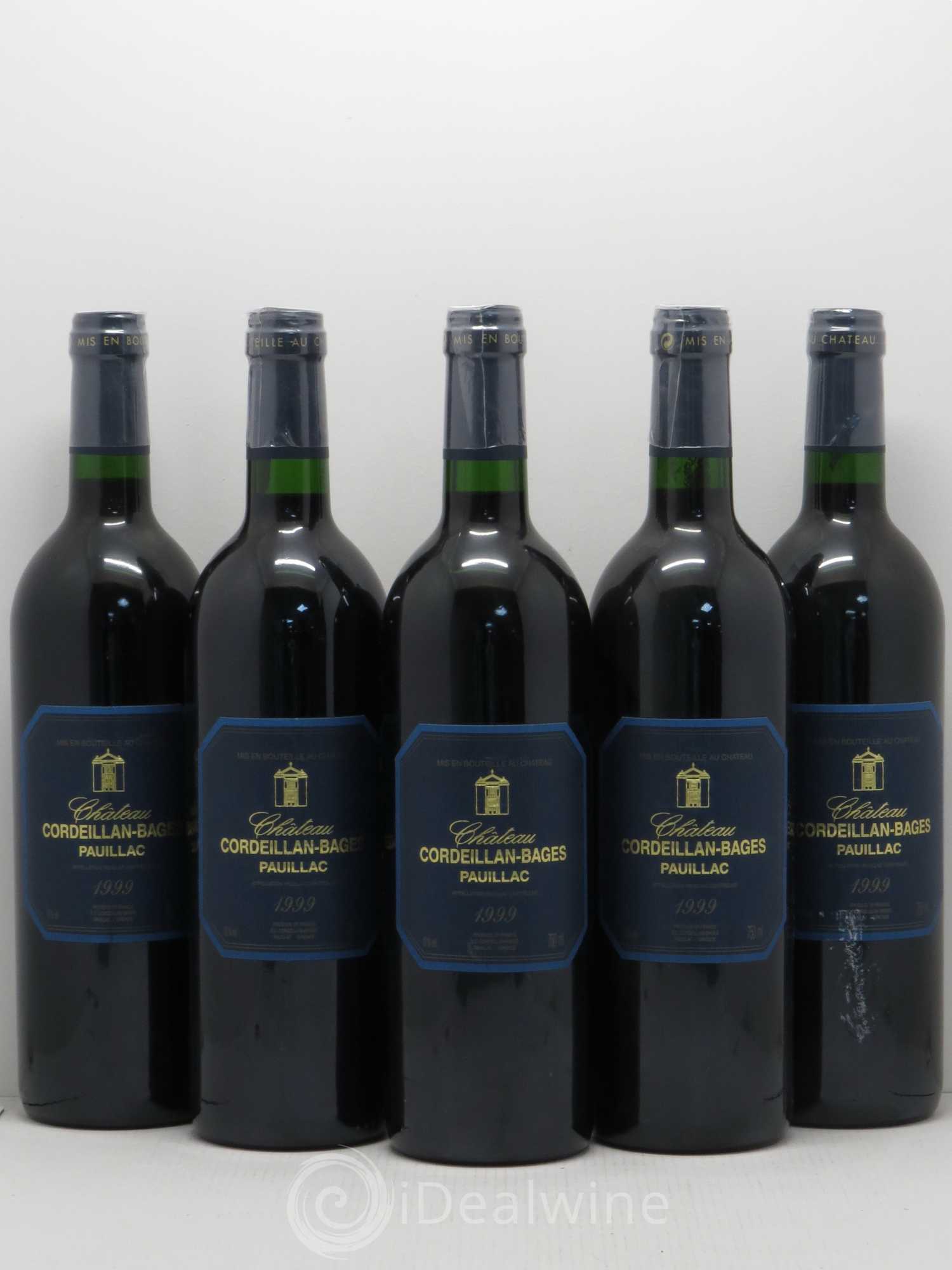 Bordeaux Château Cordeillan Bages Domaine Cazes 1999 - Posten von 5 Flaschen - 0