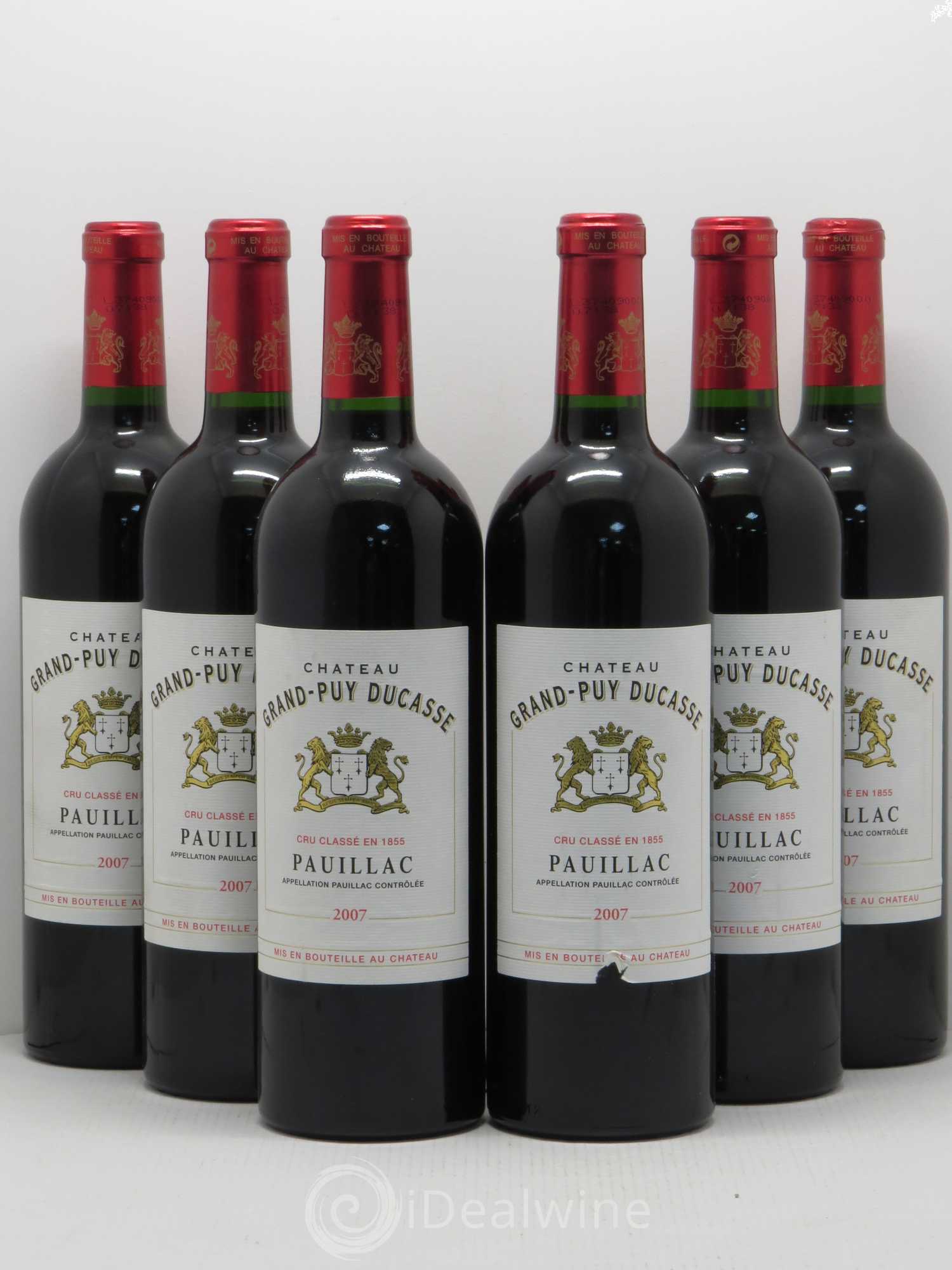 Château Grand Puy Ducasse 5ème Grand Cru Classé 2007 - Lot de 6 bouteilles - 0