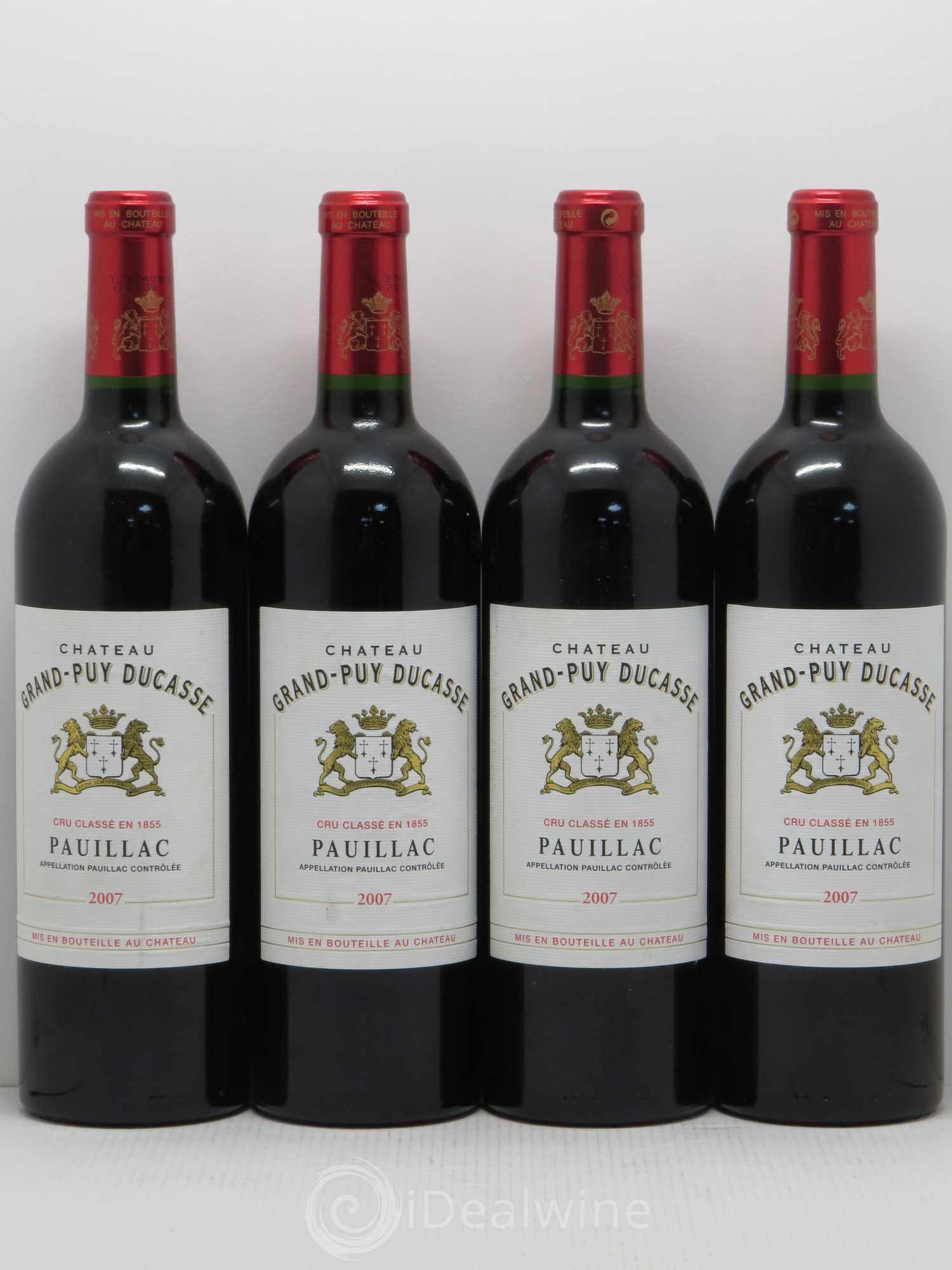 Château Grand Puy Ducasse 5ème Grand Cru Classé 2007 - Lot de 4 bouteilles - 0